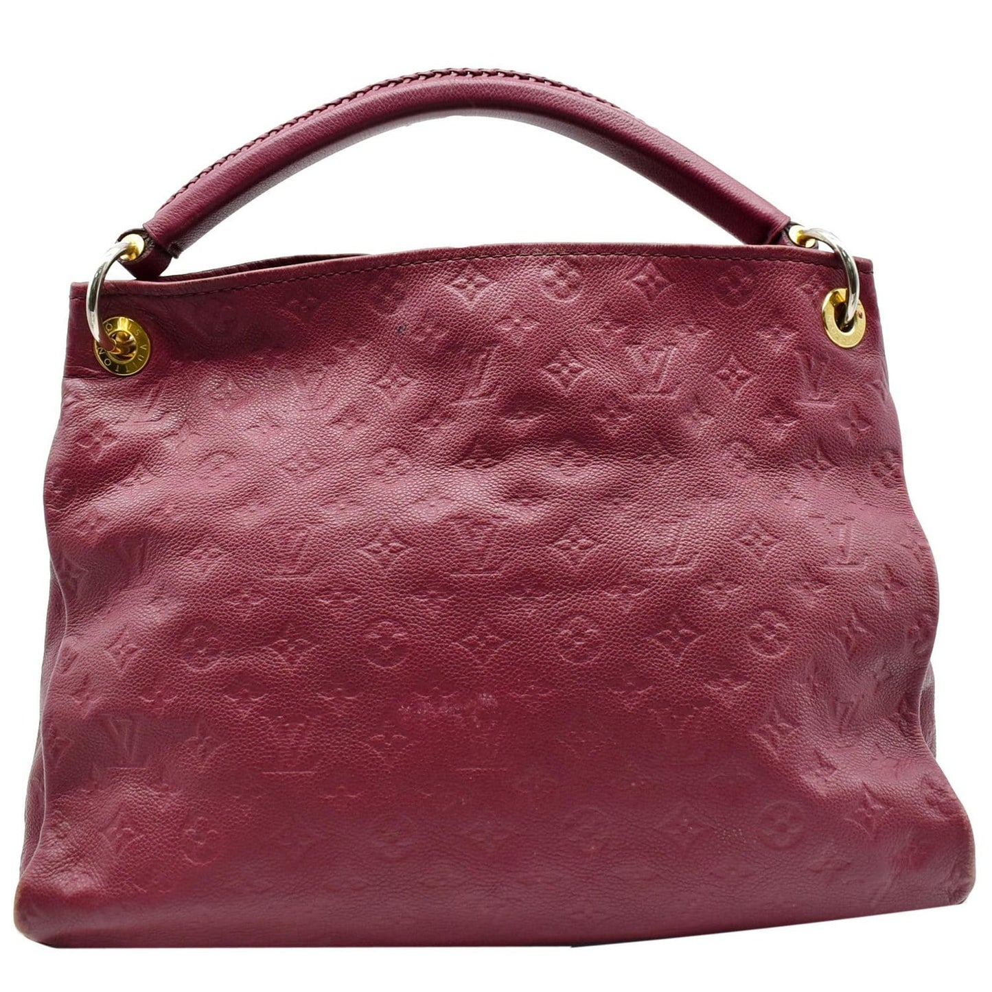 LOUIS VUITTON Artsy MM Empreinte Leather Hobo Shoulder Bag Mulberry