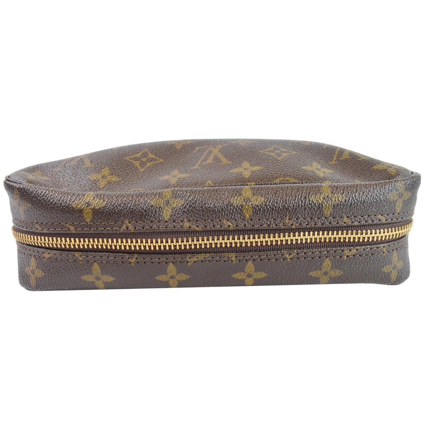 LOUIS VUITTON Trousse Toilette 23 Monogram Canvas Cosmetic Pouch Brown