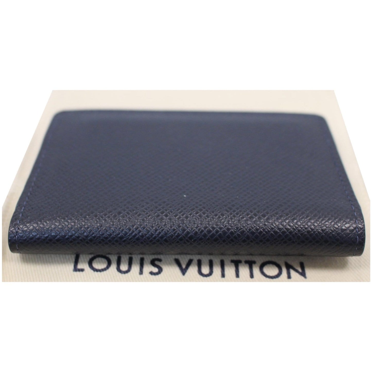 LOUIS VUITTON Organizer Card Case Holder Taiga Wallet Black