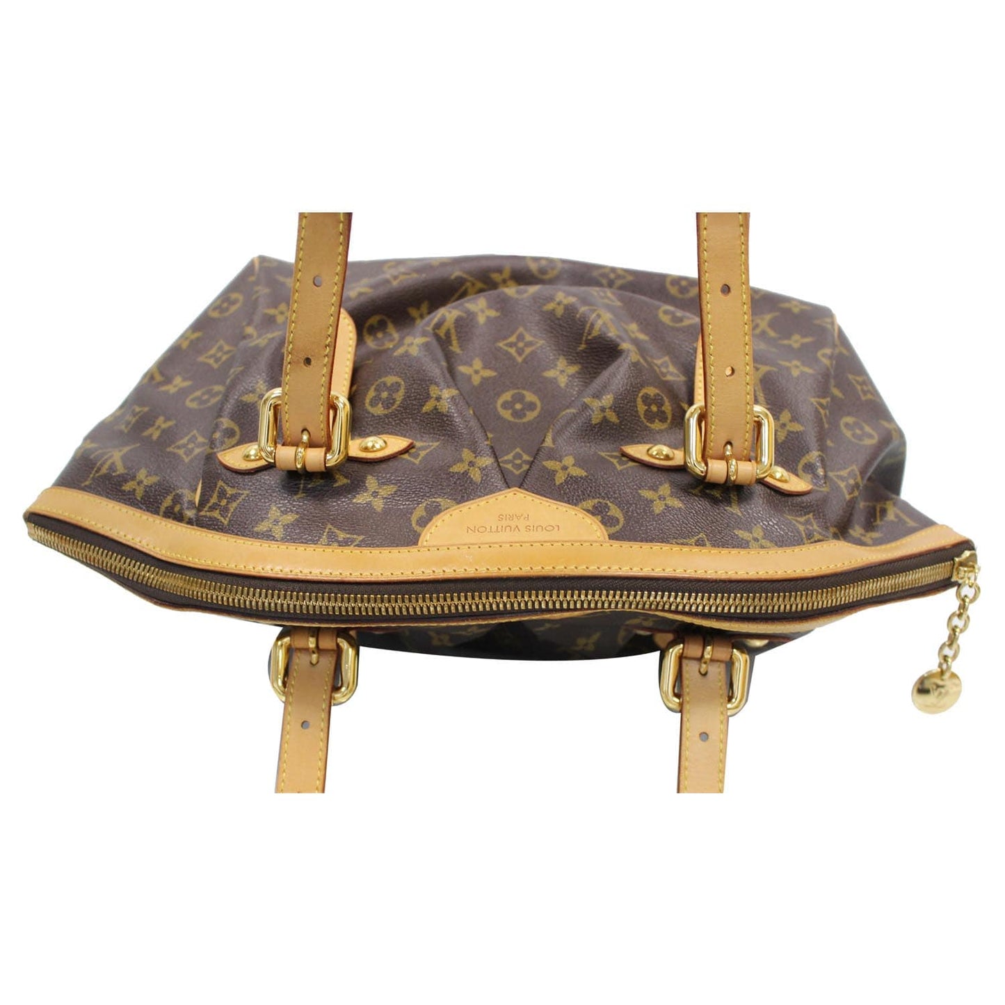 LOUIS VUITTON Tivoli GM Monogram Canvas Shoulder Bag Brown