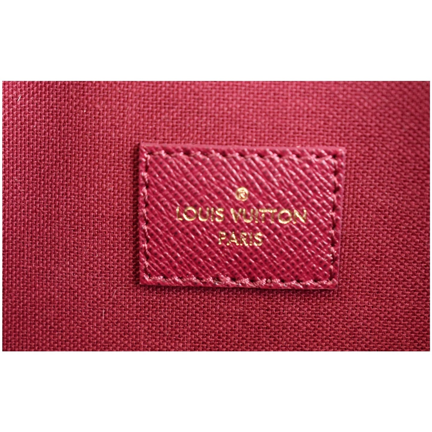 LOUIS VUITTON Pochette Felicie Monogram Canvas Crossbody Bag Brown