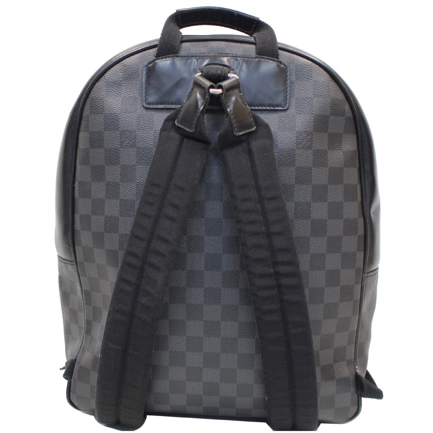 LOUIS VUITTON Josh Damier Graphite Backpack Bag Black