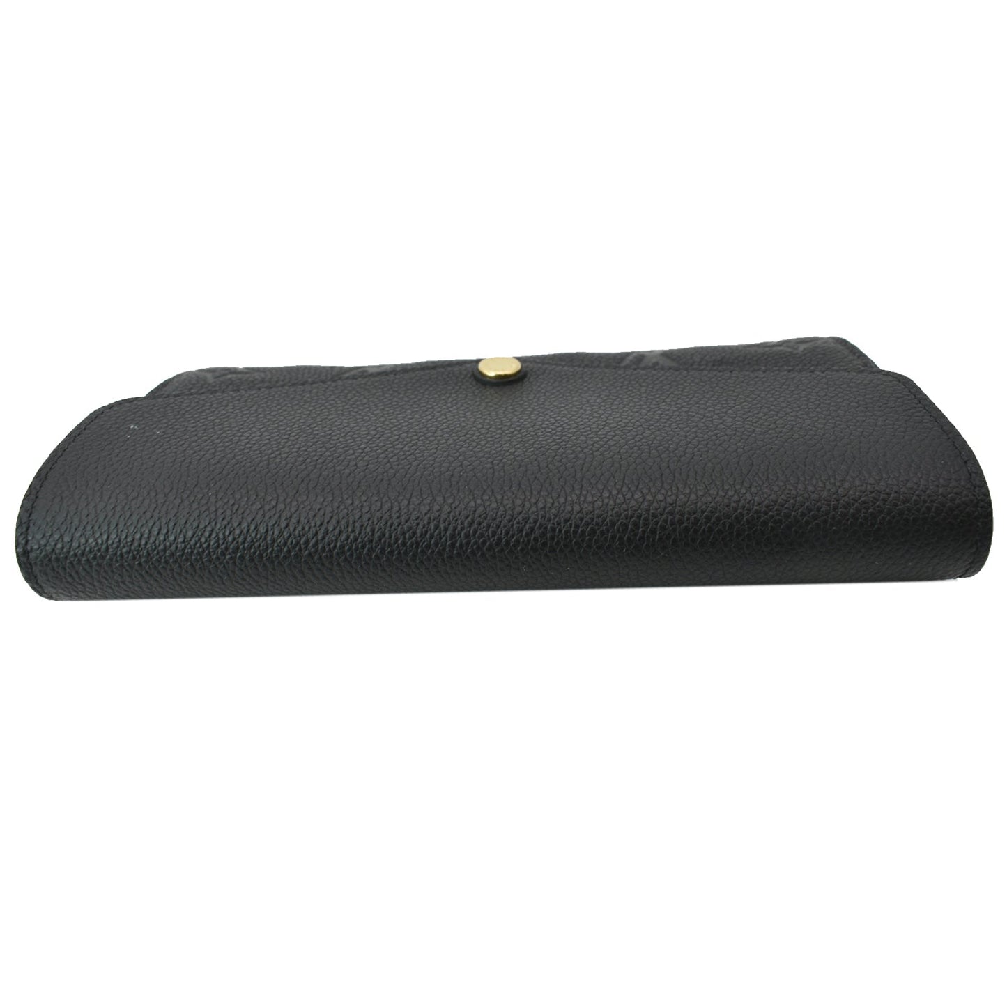 LOUIS VUITTON Sarah Monogram Empreinte Leather Wallet Black