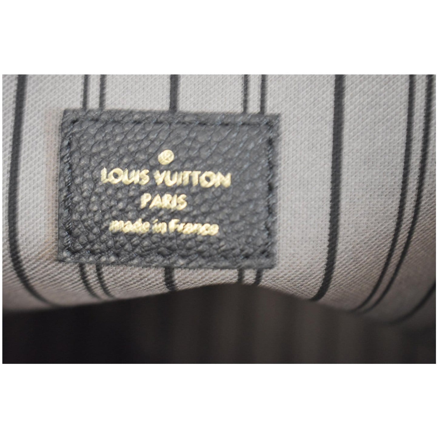 LOUIS VUITTON Mazarine MM Monogram Empreinte Shoulder Bag Black