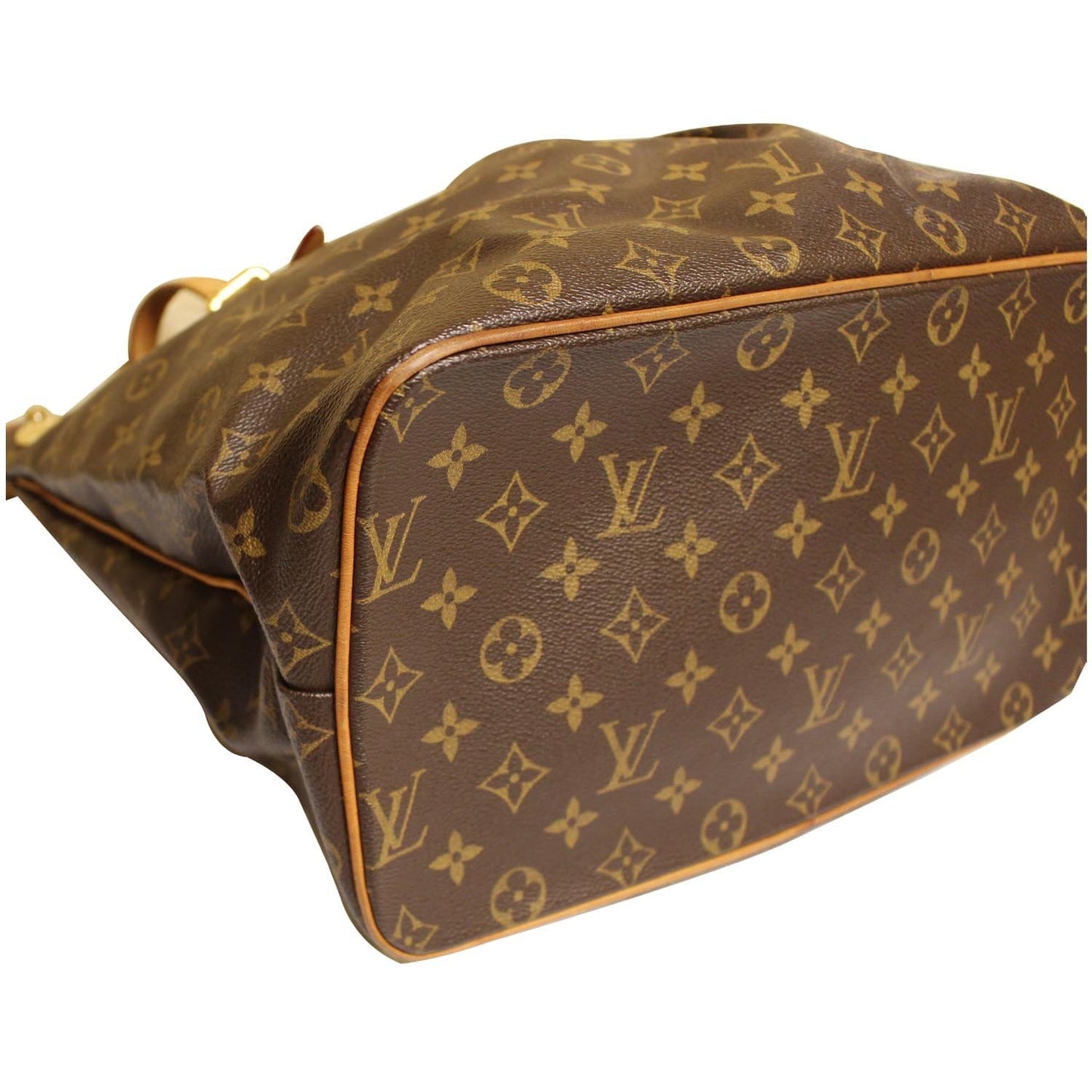 LOUIS VUITTON Palermo GM Monogram Canvas Tote Shoulder Bag Brown