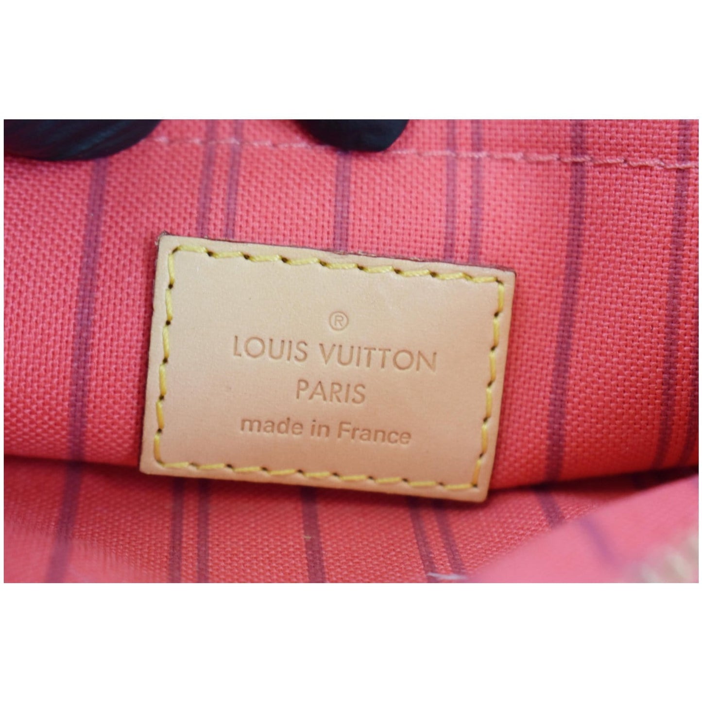 LOUIS VUITTON Pochette Wristlet Pouch Monogram Canvas Neverfull MM Brown