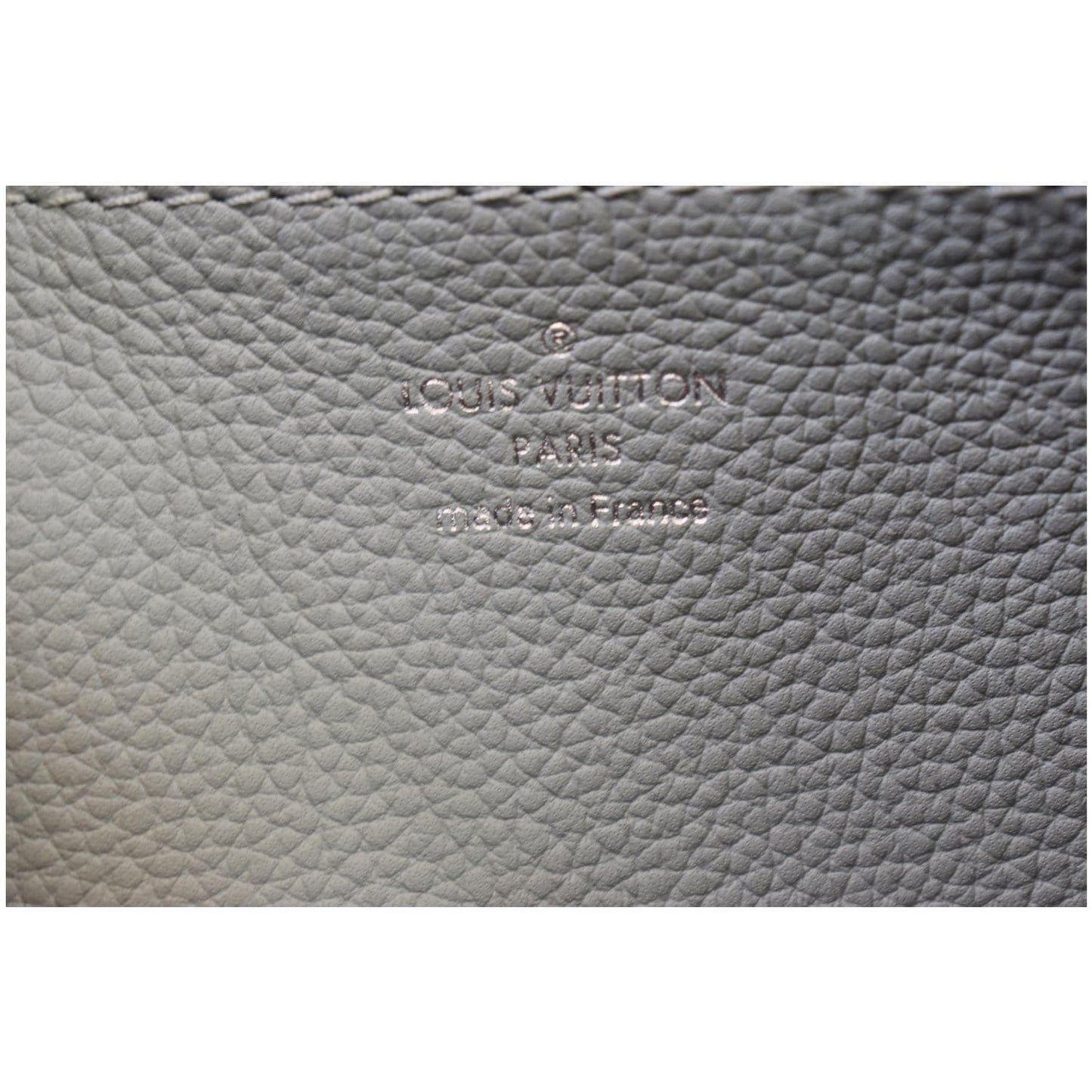 LOUIS VUITTON Muria Mahina Perforated Calf Leather Shoulder Bag Vert