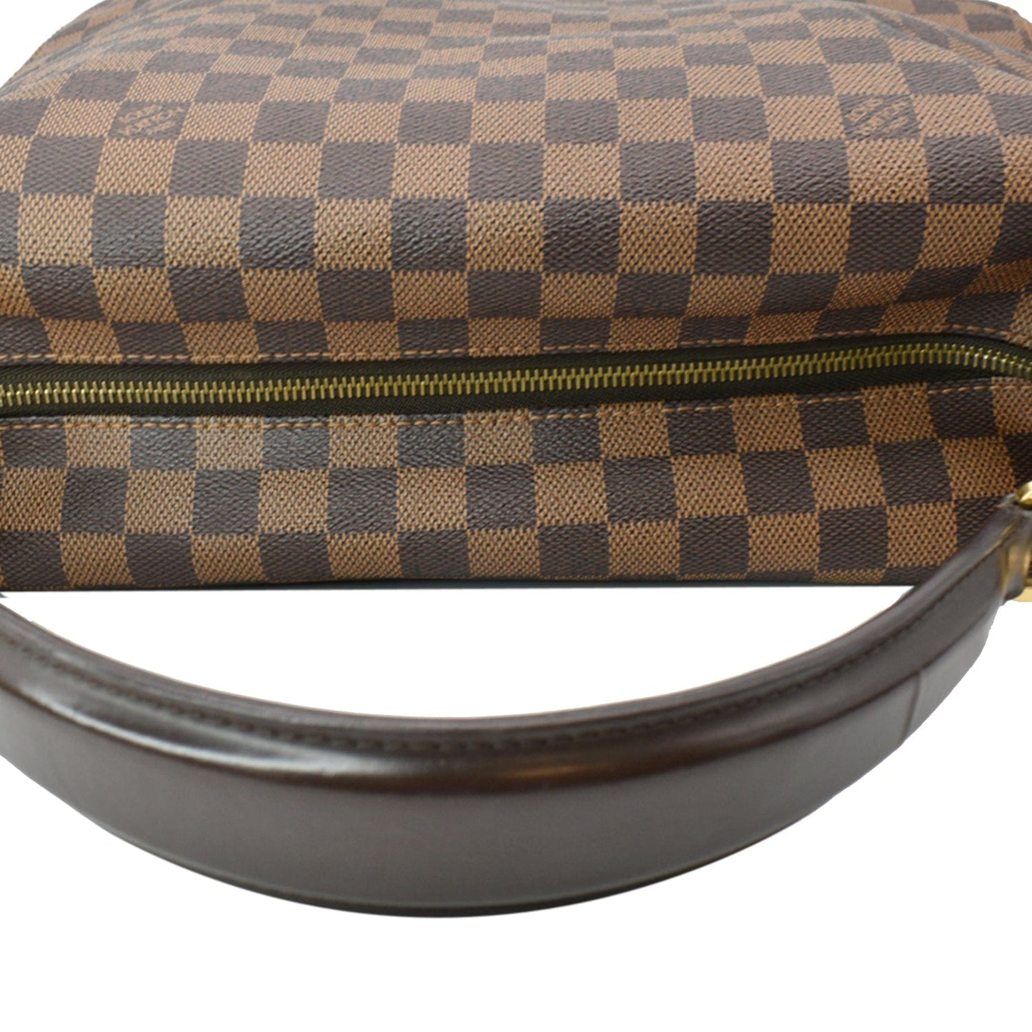 LOUIS VUITTON Portobello Damier Ebene Shoulder Bag Brown