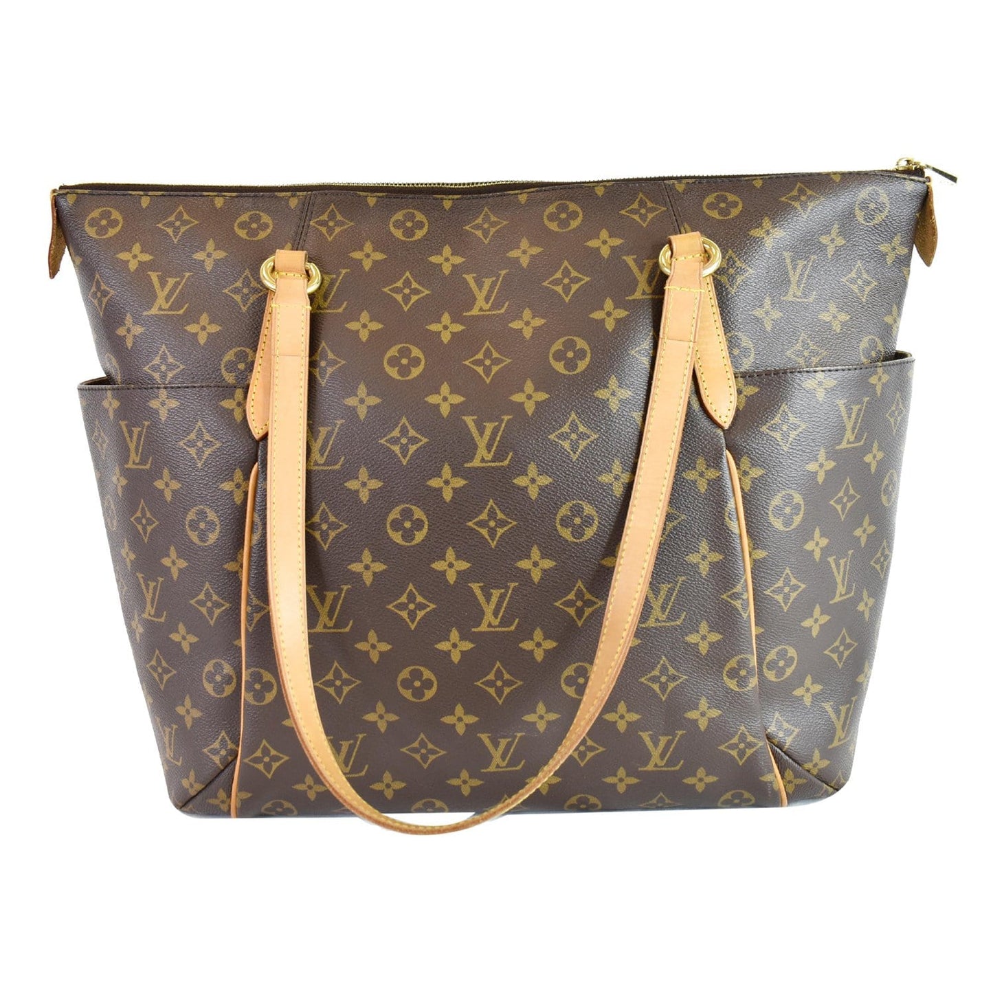 LOUIS VUITTON Totally GM Monogram Canvas Tote Shoulder Bag Brown