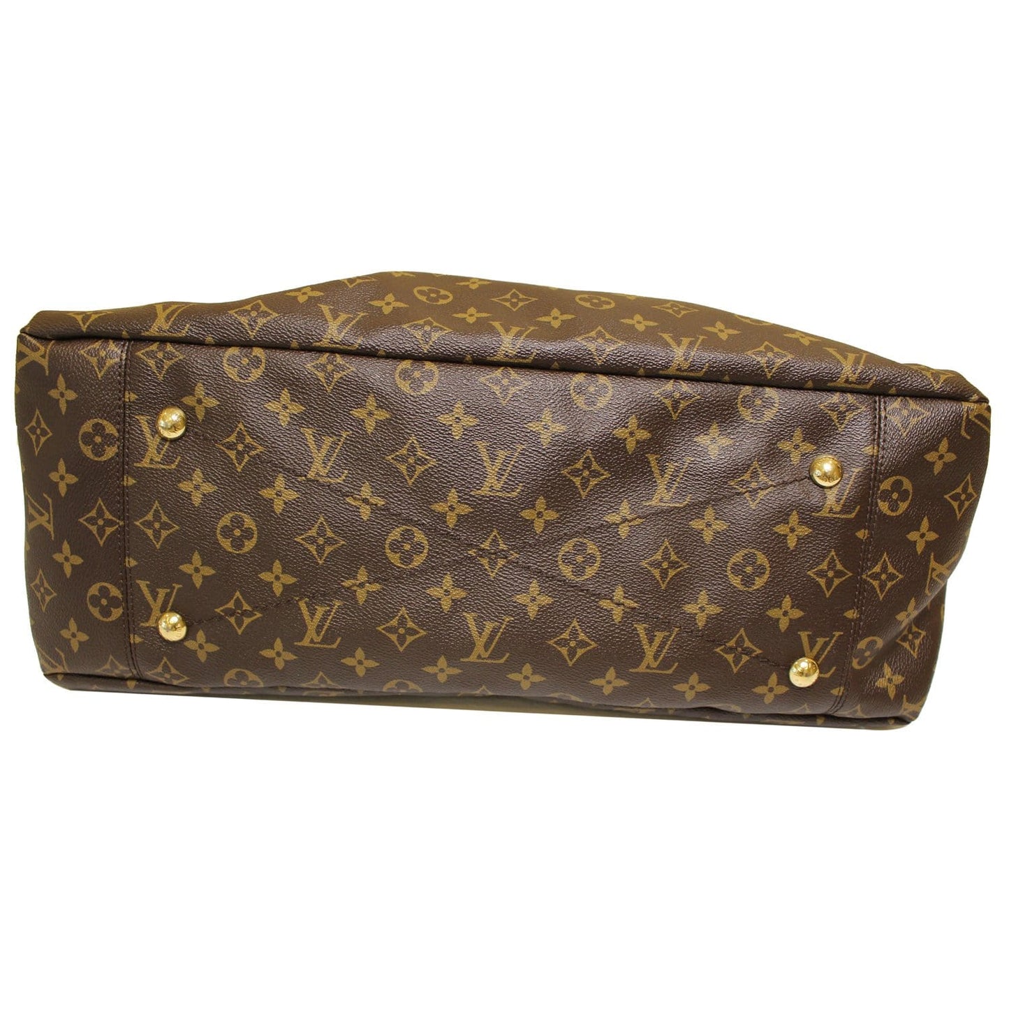 LOUIS VUITTON Artsy GM Monogram Canvas Shoulder Bag Brown