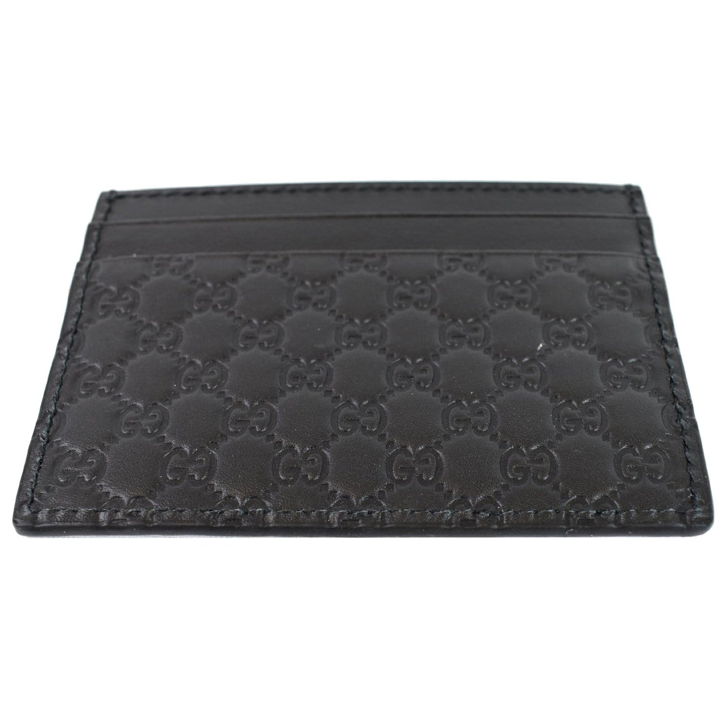 GUCCI Microguccissima Card Case Black 476010