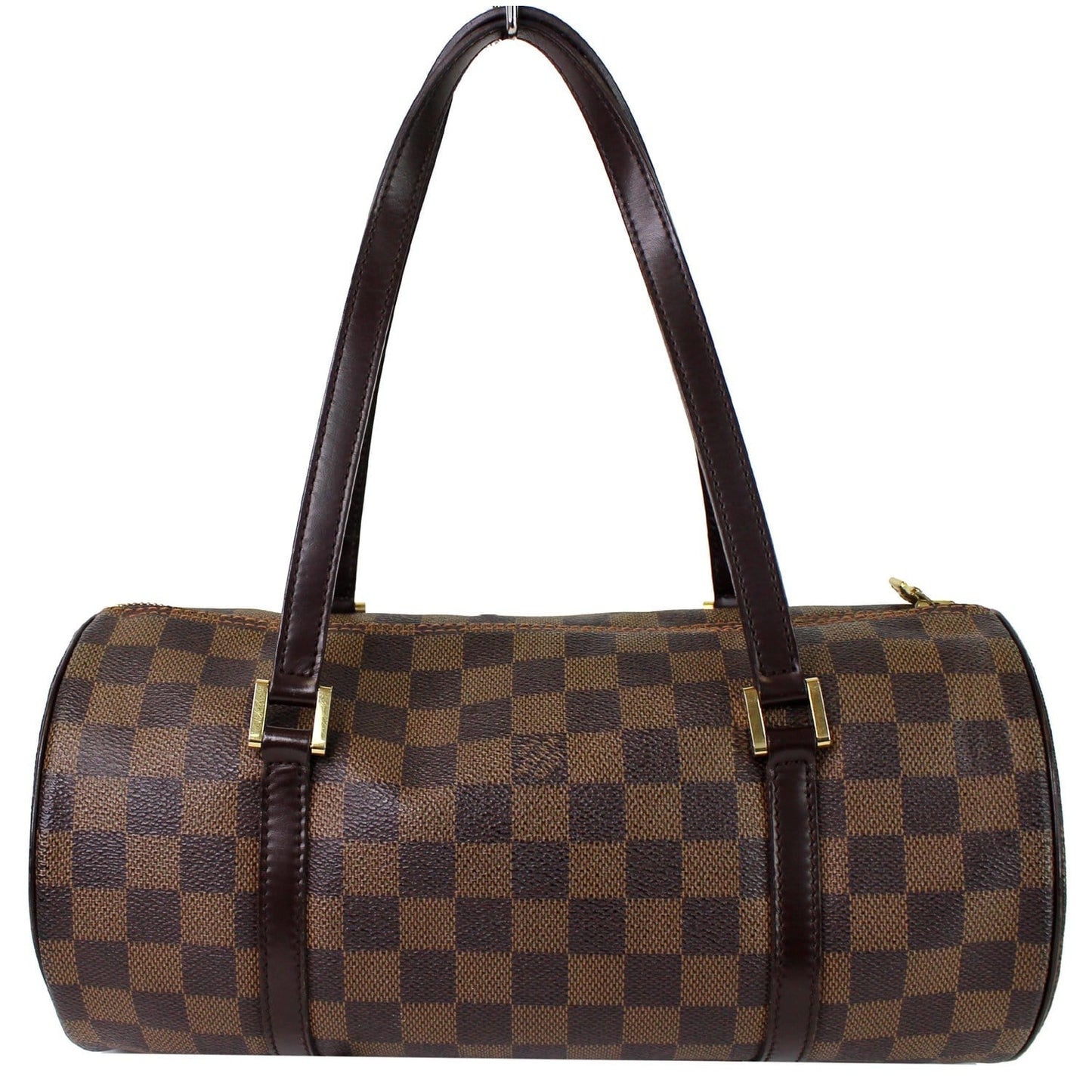 LOUIS VUITTON Papillon 30 Damier Ebene Shoulder Handbag Brown