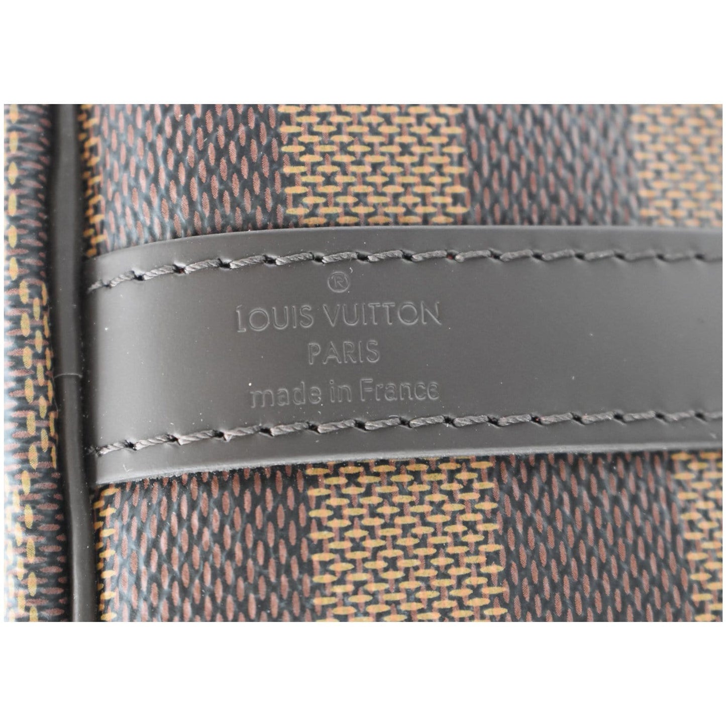 LOUIS VUITTON Speedy 25 Bandoulière Damier Ebene Satchel Bag Brown