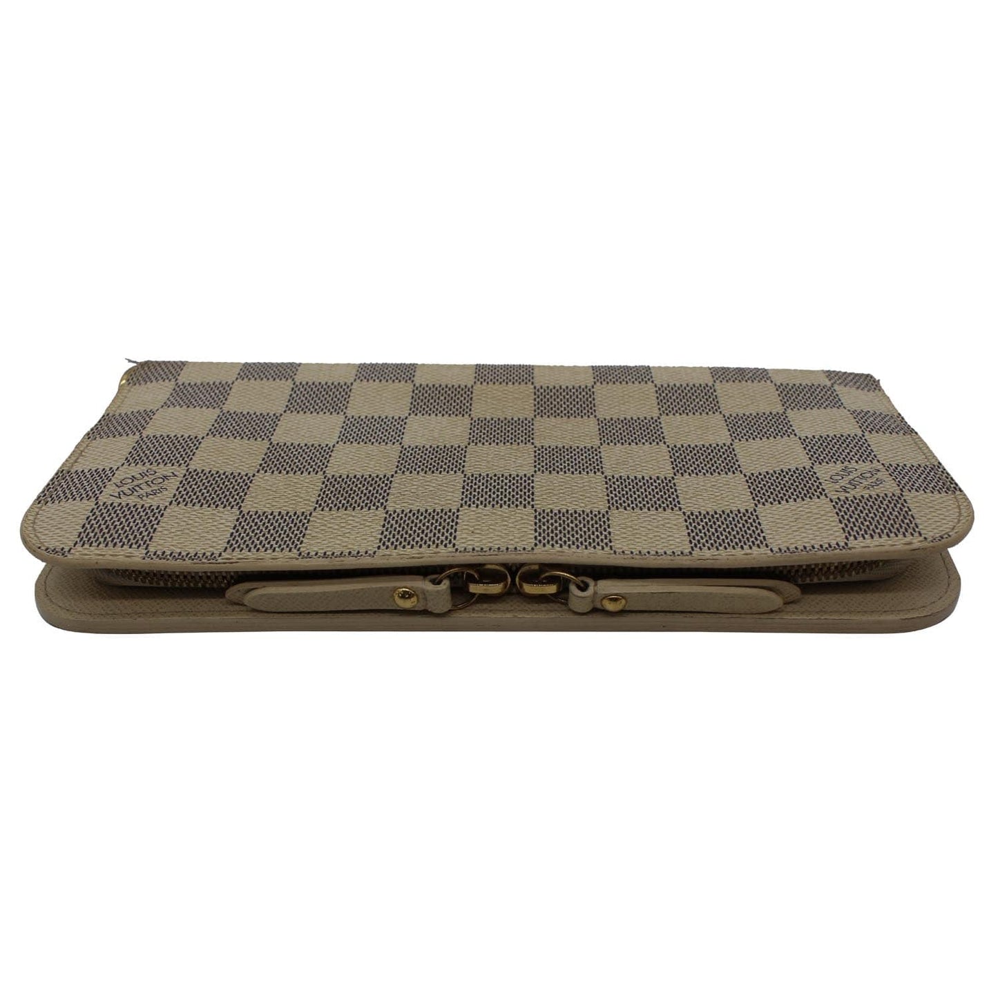 LOUIS VUITTON Insolite Damier Azur Wallet White