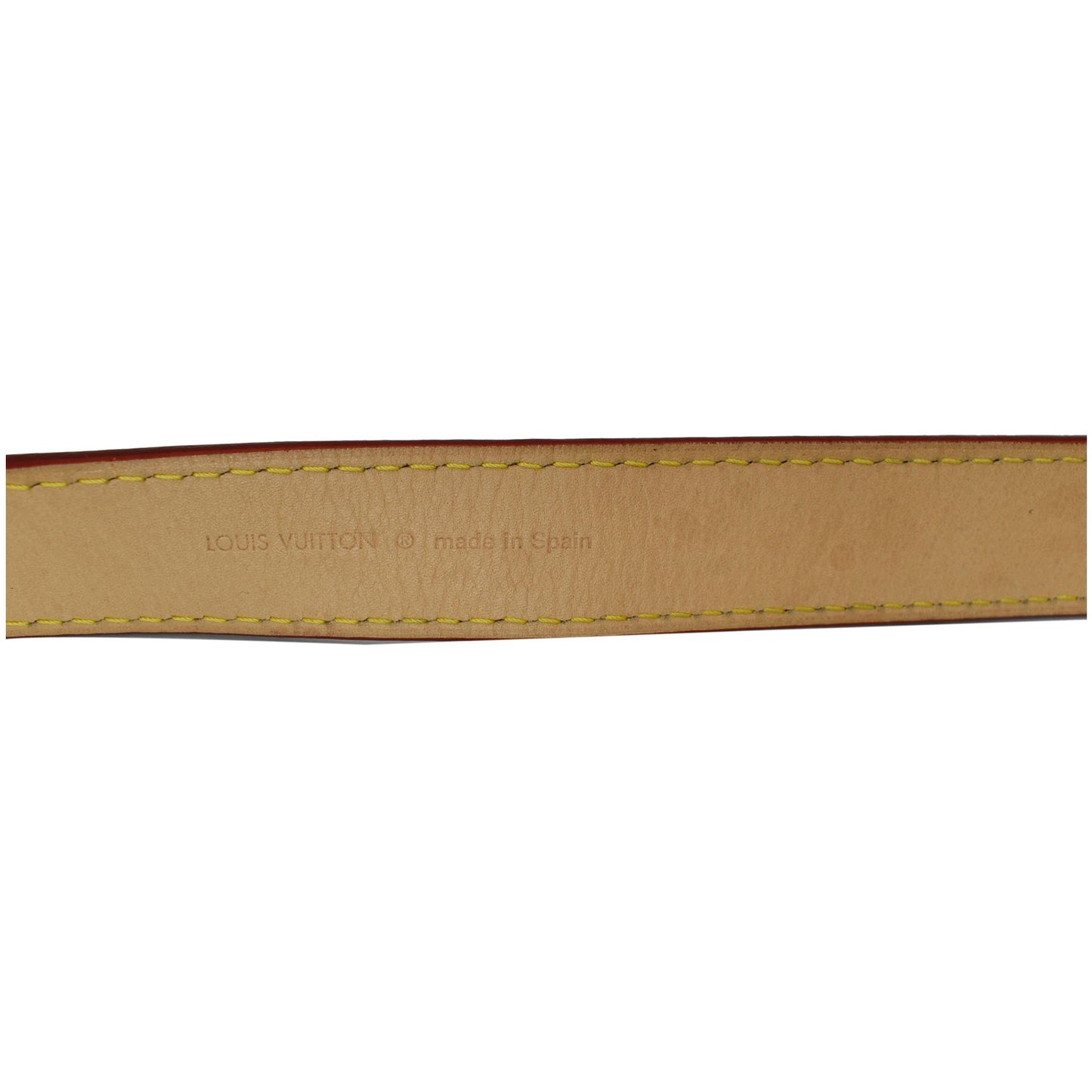LOUIS VUITTON Adjustable Leather Shoulder Strap Brown
