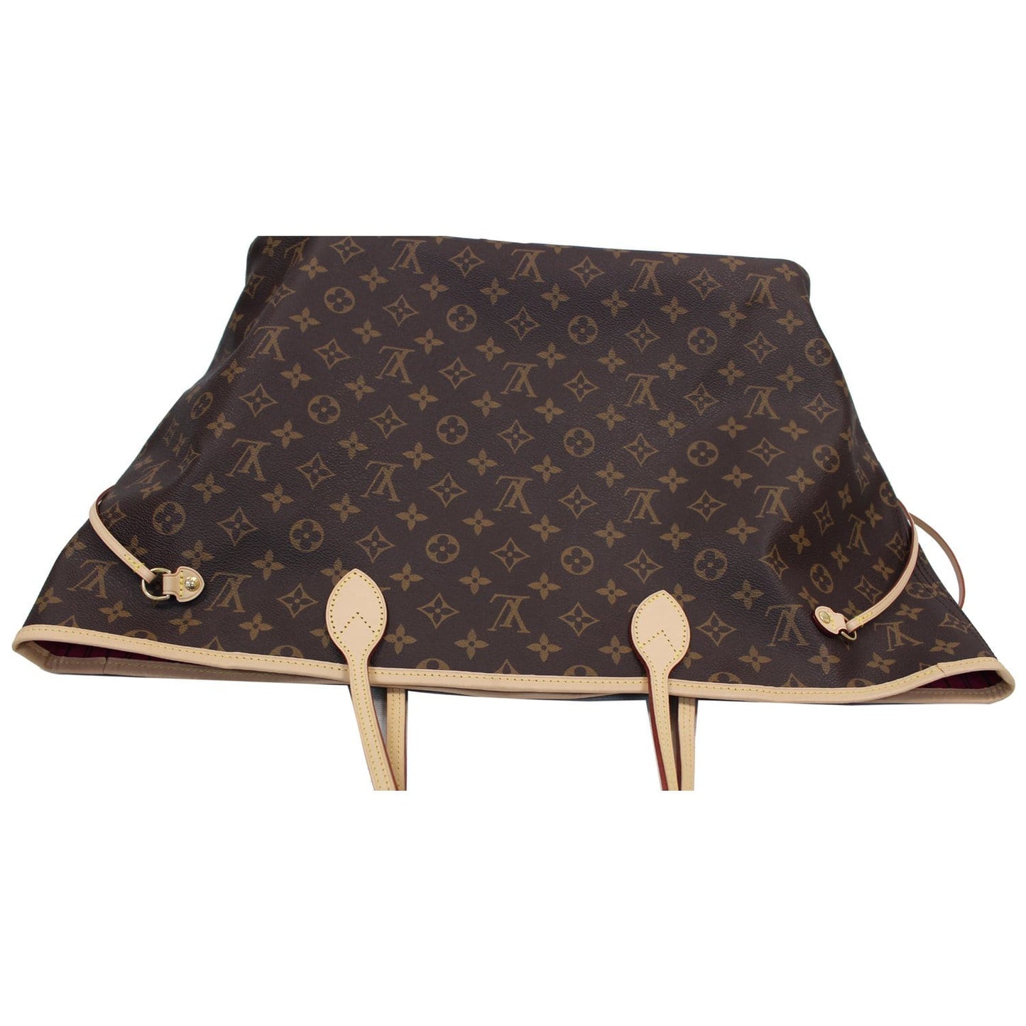 LOUIS VUITTON Neverfull GM Monogram Canvas Tote Shoulder Bag Brown