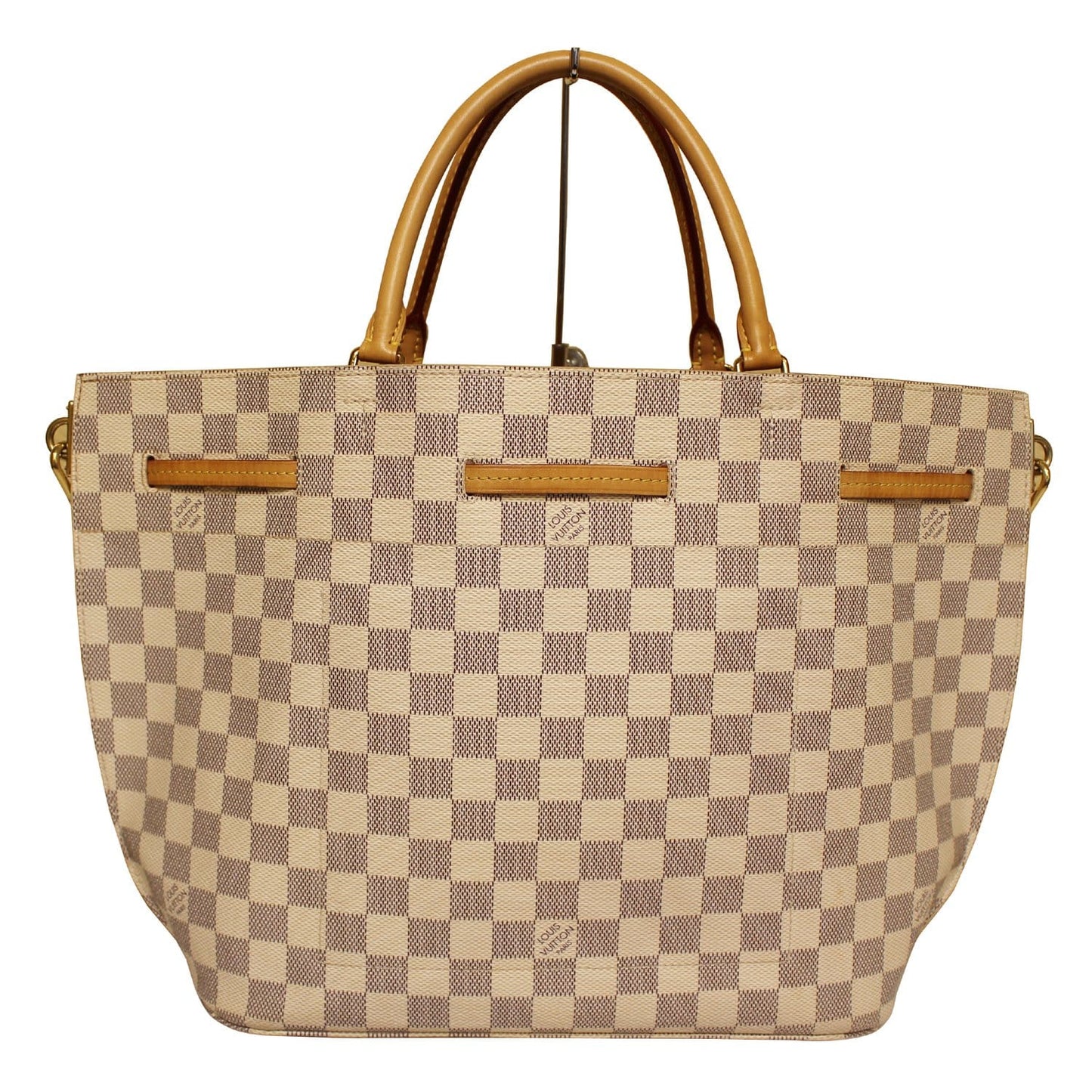 LOUIS VUITTON Girolata Damier Azur Shoulder Bag White