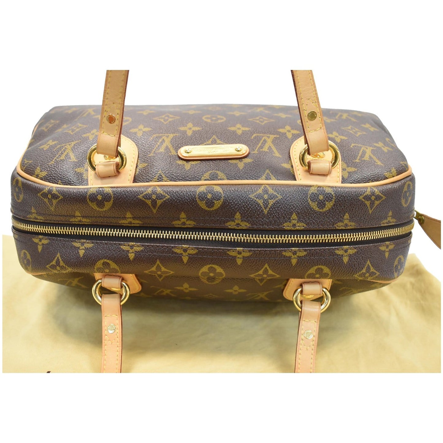 LOUIS VUITTON Montorgueil GM Monogram Canvas Shoulder Bag Brown