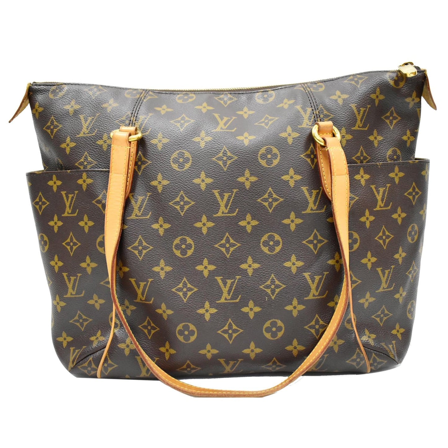 LOUIS VUITTON Totally MM Monogram Canvas Shoulder Bag Brown