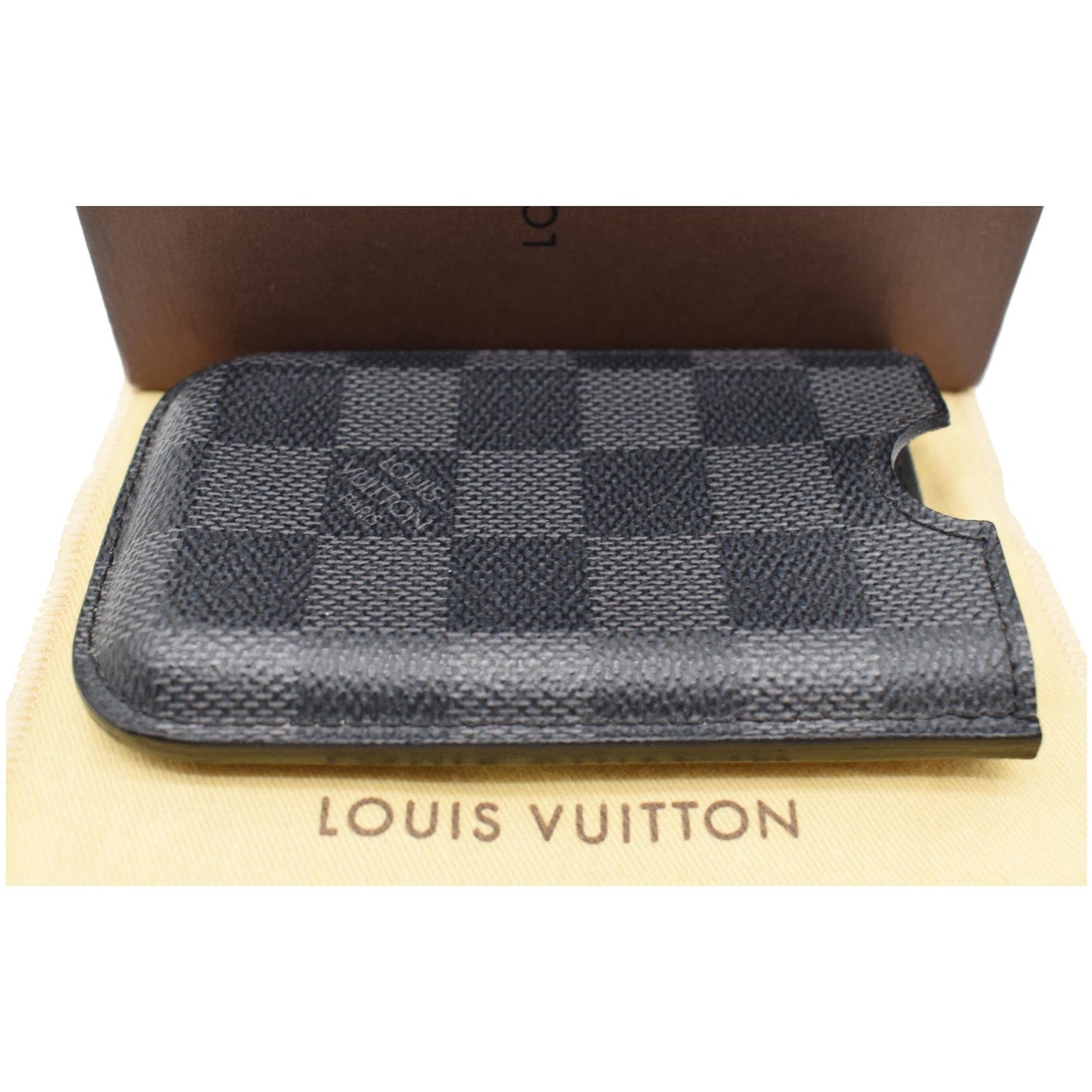 LOUIS VUITTON Etui iPhone 3G Damier Graphite Case Black