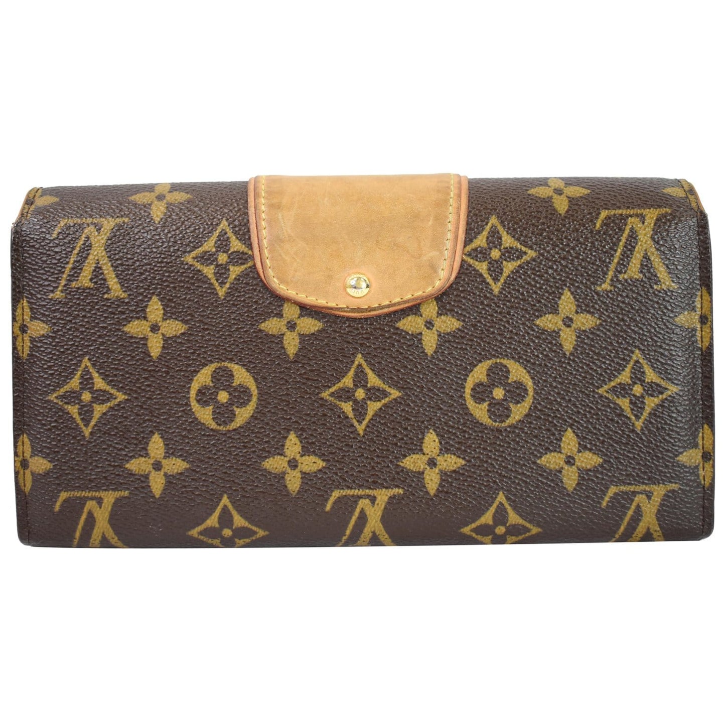 LOUIS VUITTON Monogram Canvas Boetie Wallet Brown