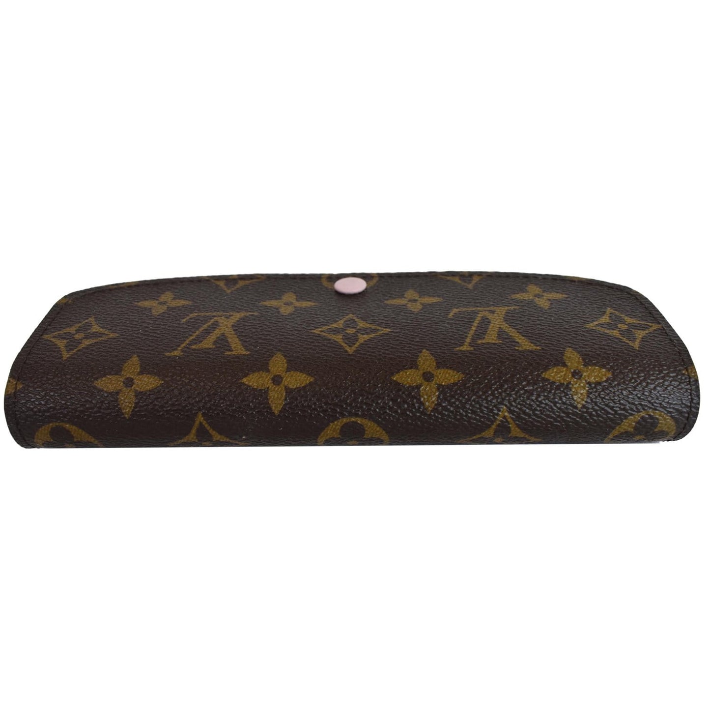 LOUIS VUITTON Emilie Monogram Canvas Wallet Brown