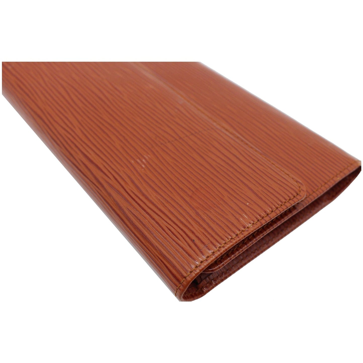 LOUIS VUITTON Continental Flap Epi Leather Wallet Orange - 15% OFF