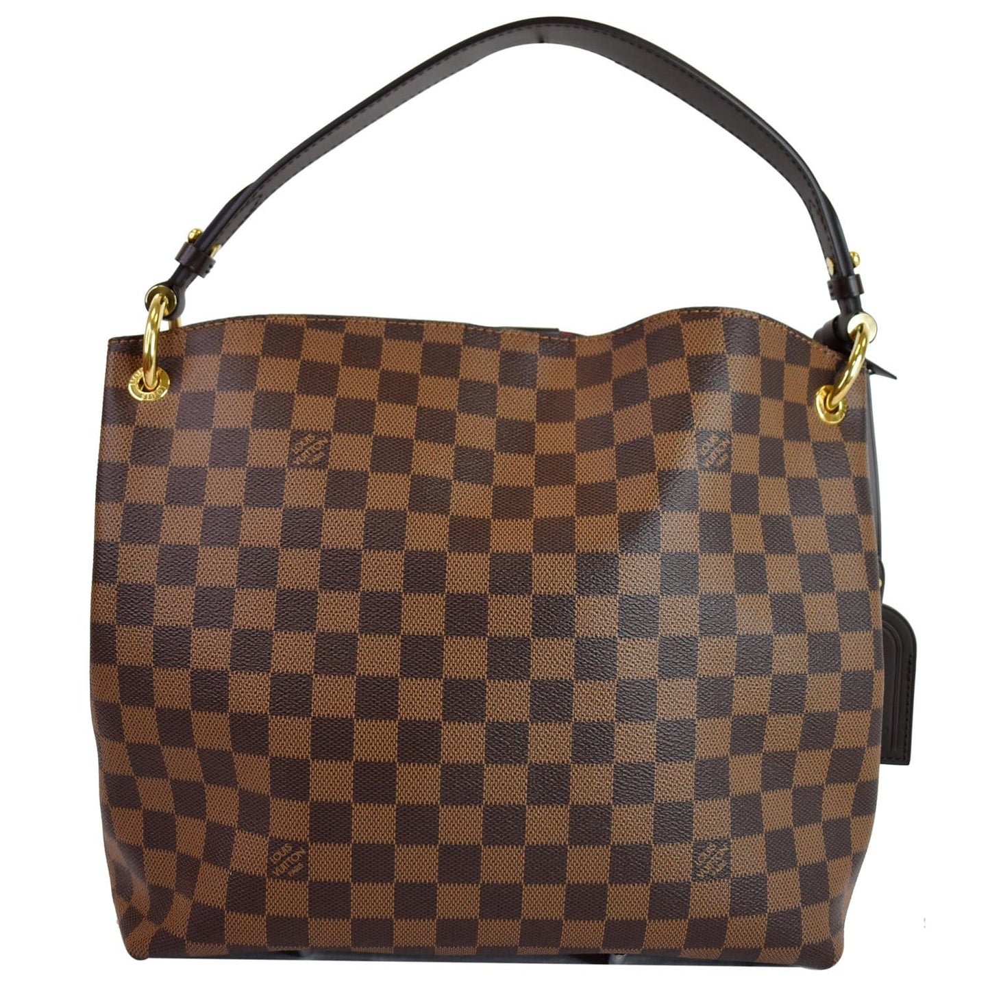 LOUIS VUITTON Graceful PM Damier Ebene Shoulder Bag Brown