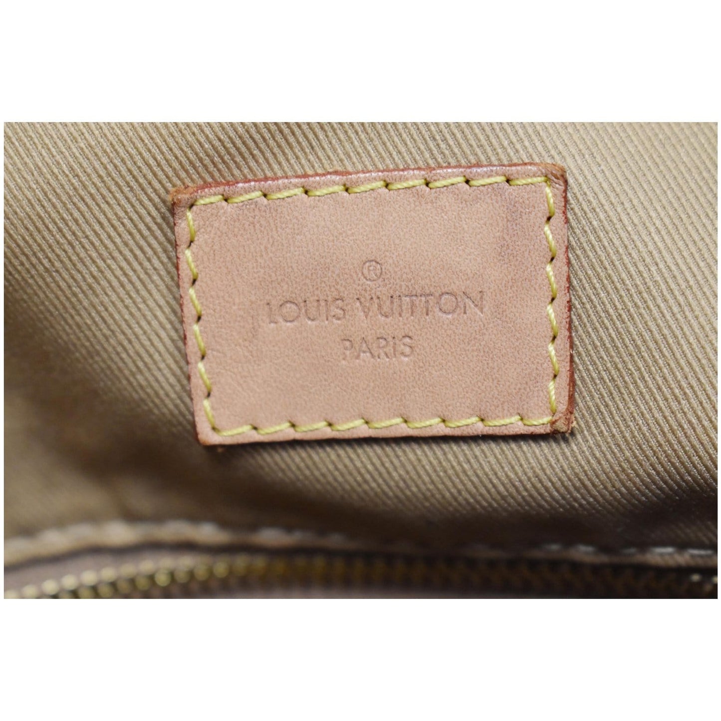 LOUIS VUITTON Graceful MM Monogram Canvas Shoulder Bag Brown