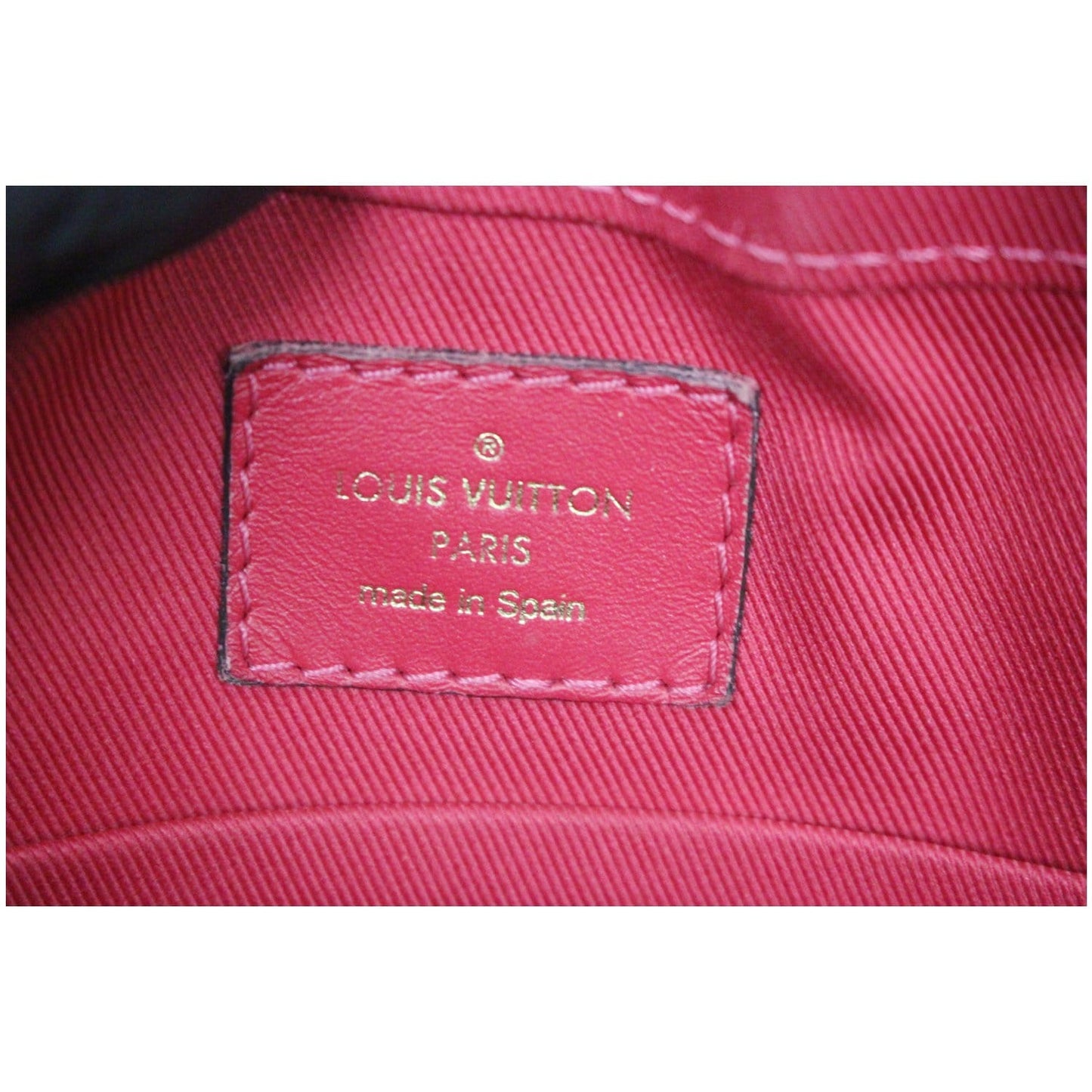 LOUIS VUITTON Saintonge Monogram Canvas Shoulder Bag Freesia