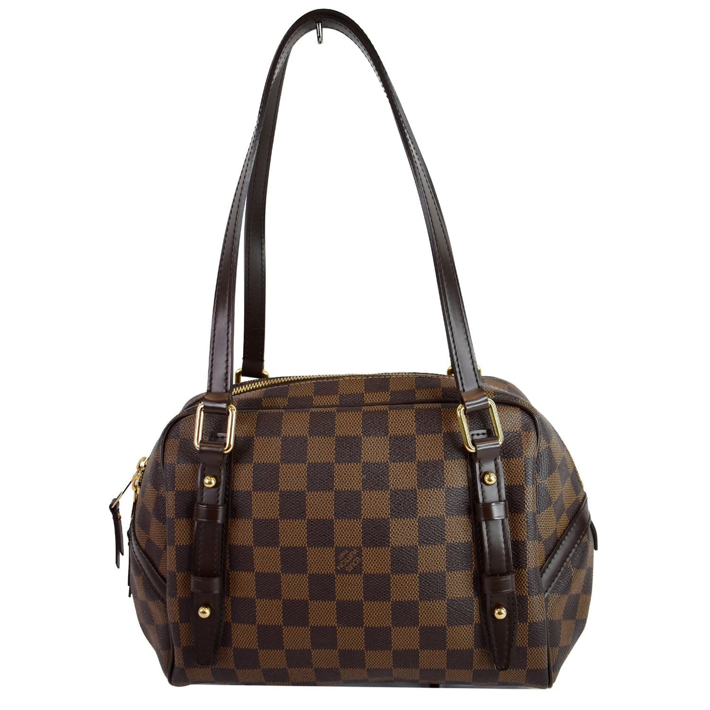 LOUIS VUITTON Rivington PM Damier Ebene Shoulder Bag Brown - 20% OFF