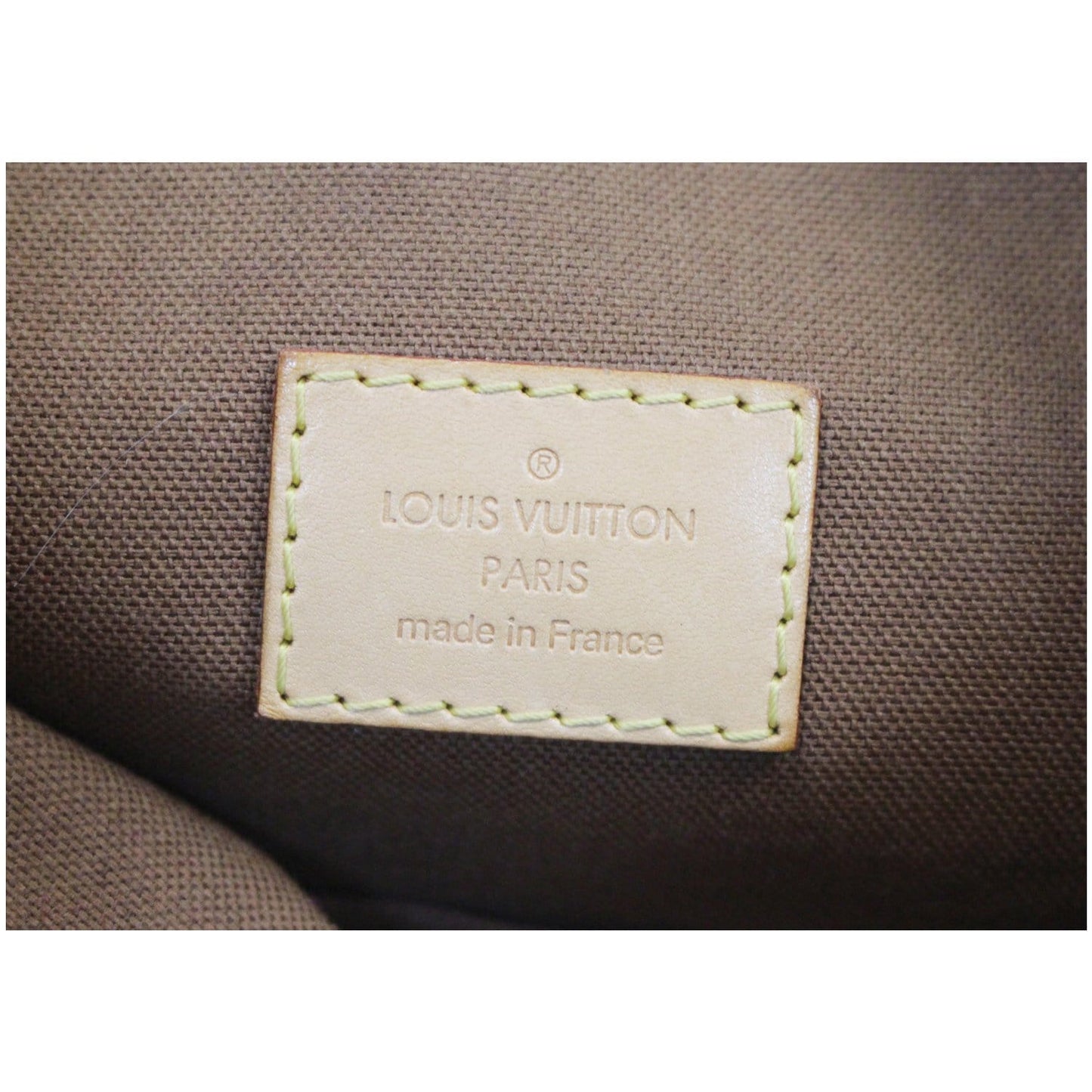 LOUIS VUITTON Odeon MM Monogram Canvas Shoulder Bag Brown