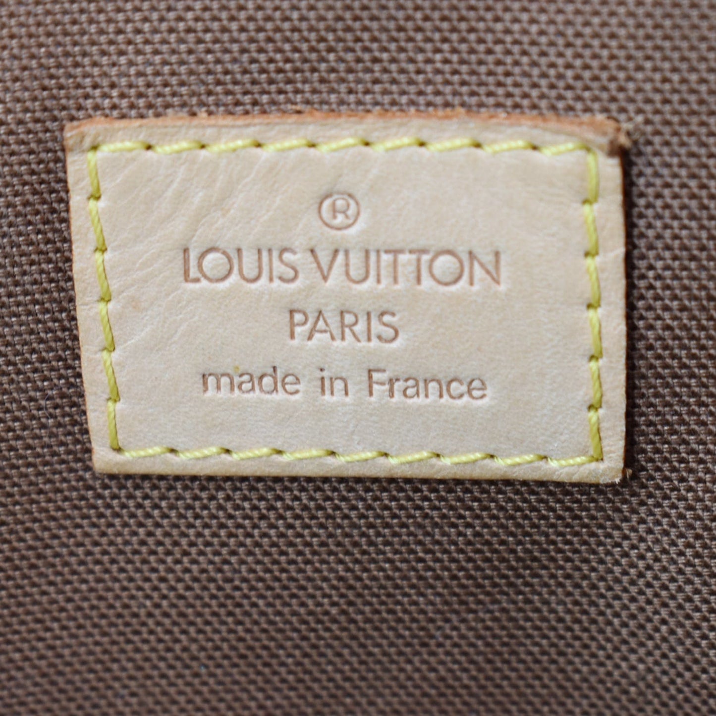LOUIS VUITTON Lockit Horizontal Monogram Canvas Tote Bag Brown