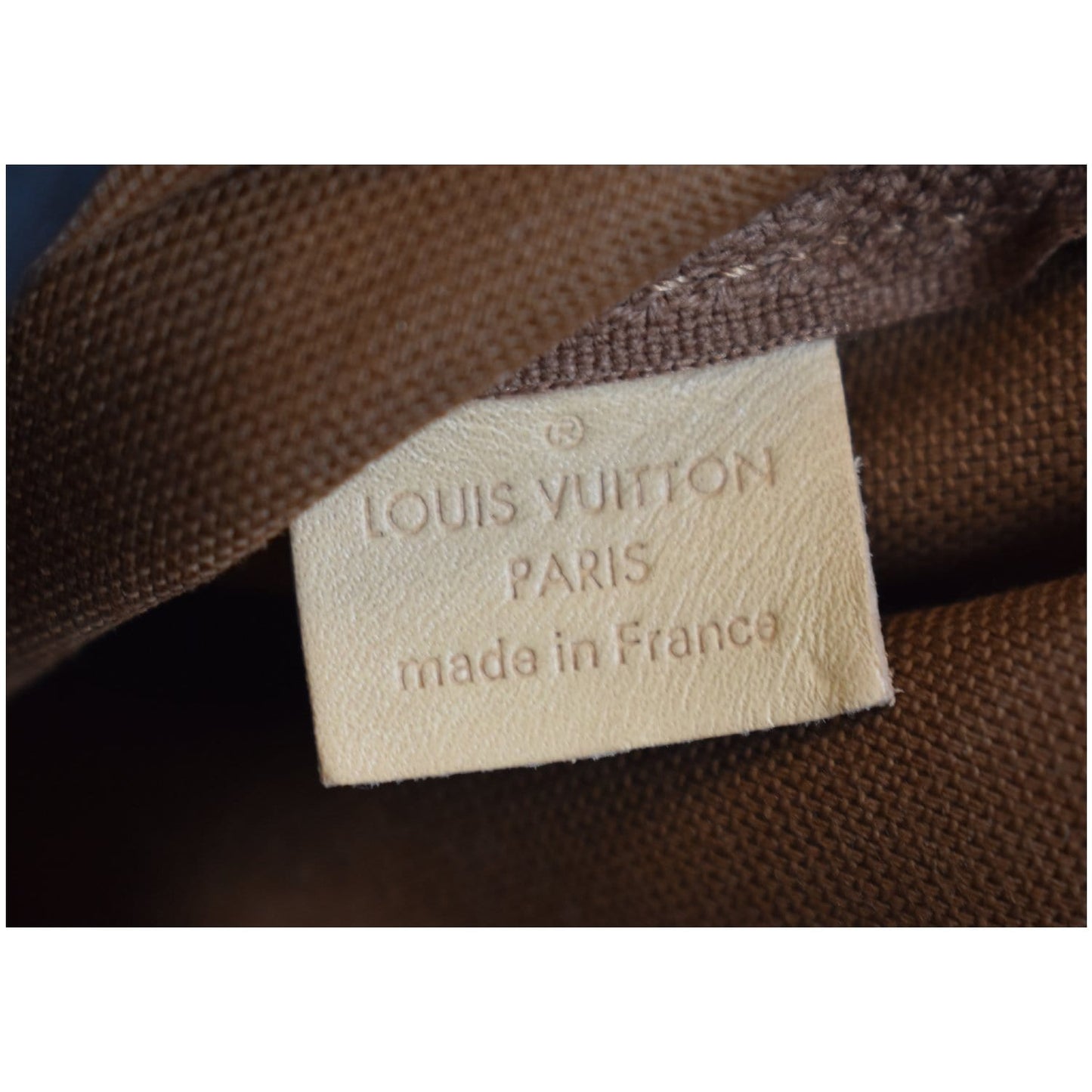 LOUIS VUITTON Pochette Accessories Monogram Canvas Pouch Bag Brown