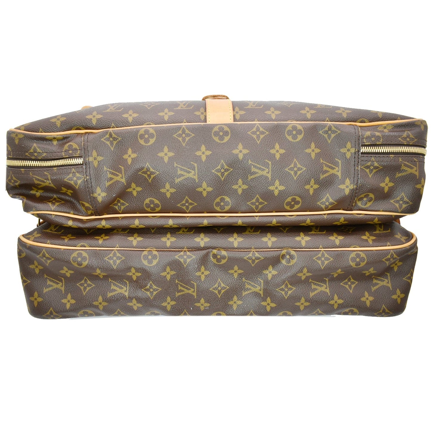 LOUIS VUITTON Sac Chasse Monogram Canvas Hunting Bag Brown