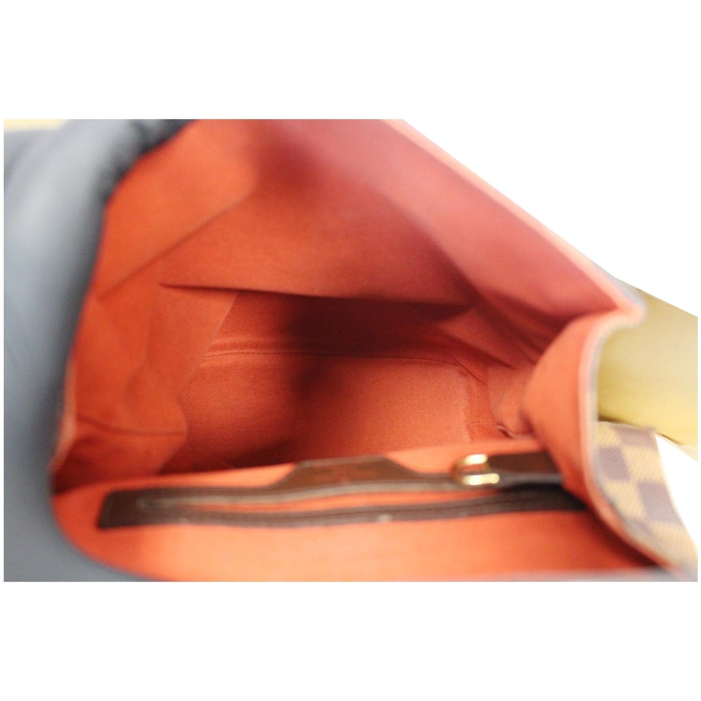 LOUIS VUITTON Soho Damier Ebene Backpack Bag Brown