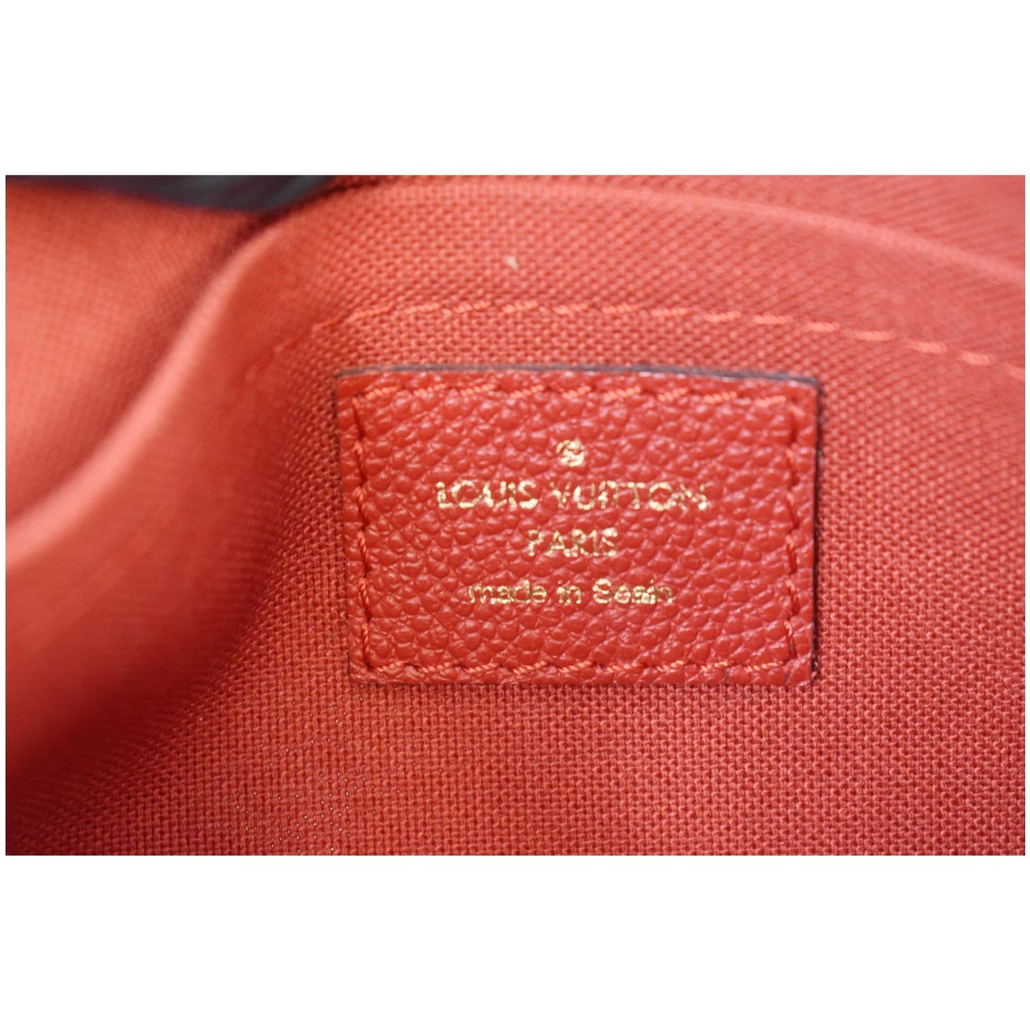 LOUIS VUITTON Pallas Clutch Monogram Canvas Crossbody Bag Brown