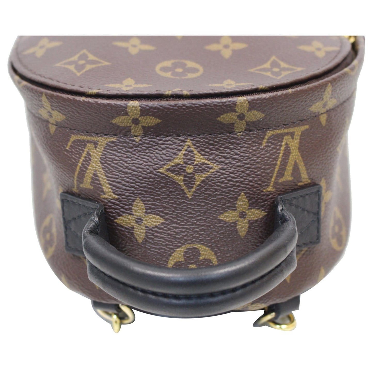 LOUIS VUITTON Palm Springs Mini Monogram Canvas Backpack Brown