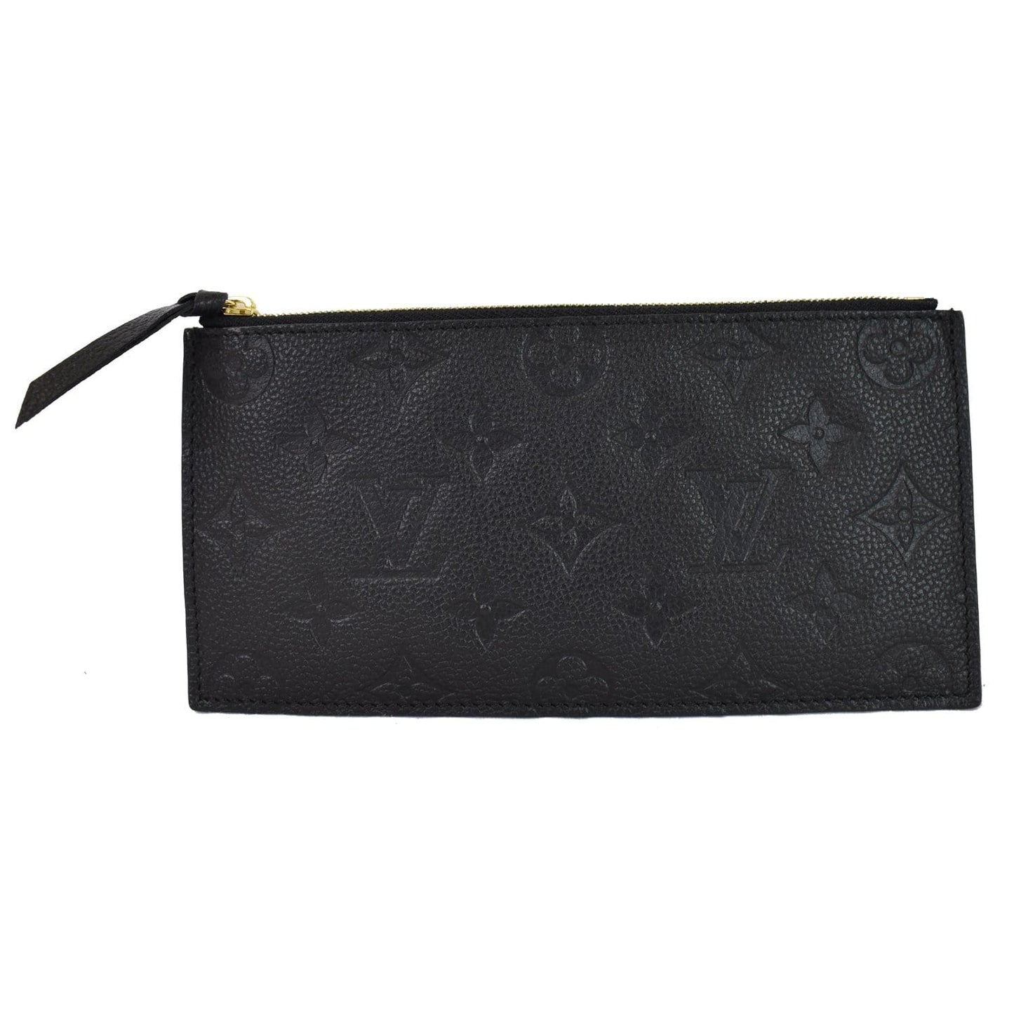 LOUIS VUITTON Felicie Empreinte Insert Zippy Wallet Black