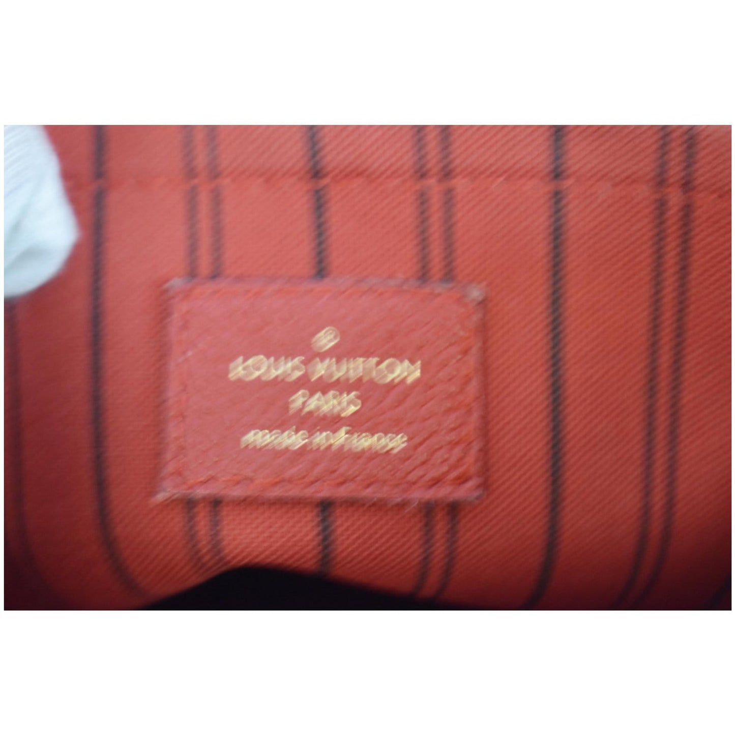 LOUIS VUITTON Mazarine MM Monogram Empreinte Shoulder Bag Red