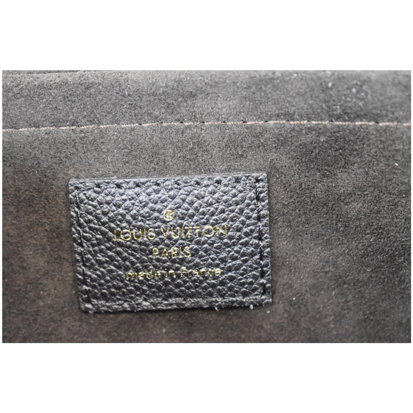LOUIS VUITTON Trocadero Monogram Empreinte Leather Shoulder Bag Black