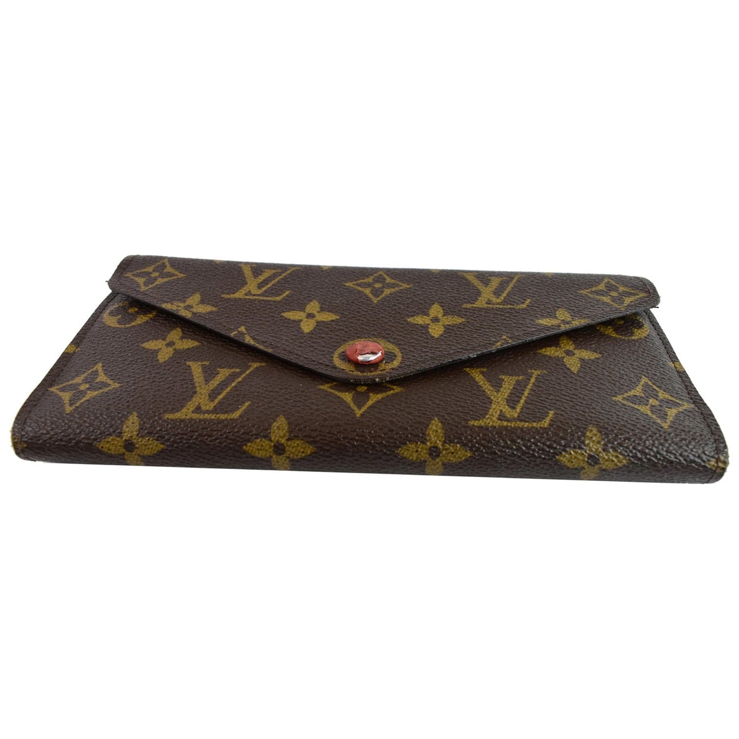 LOUIS VUITTON Josephine Monogram Canvas Wallet Brown