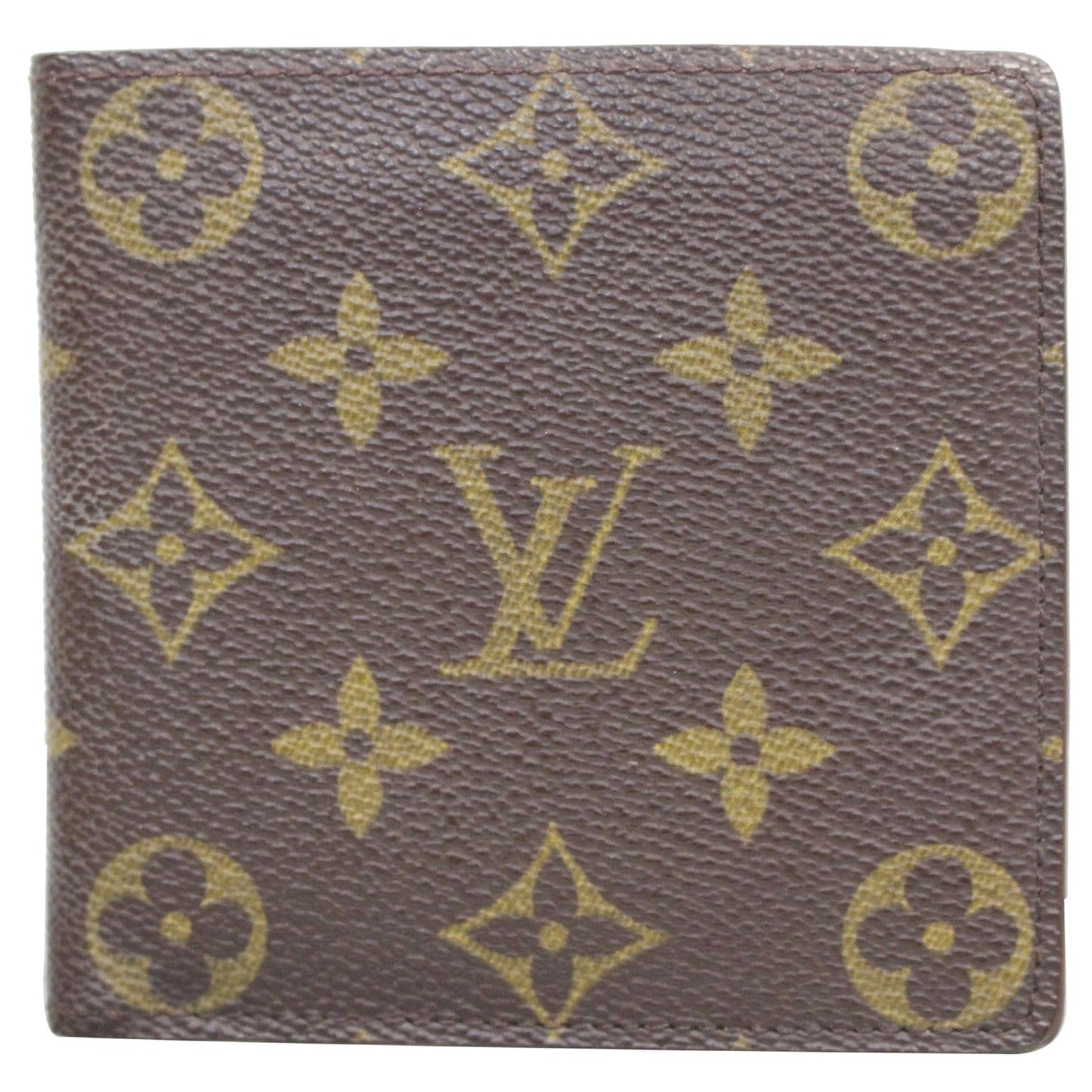 LOUIS VUITTON Marco Monogram Canvas Bifold Wallet Brown - 15% OFF