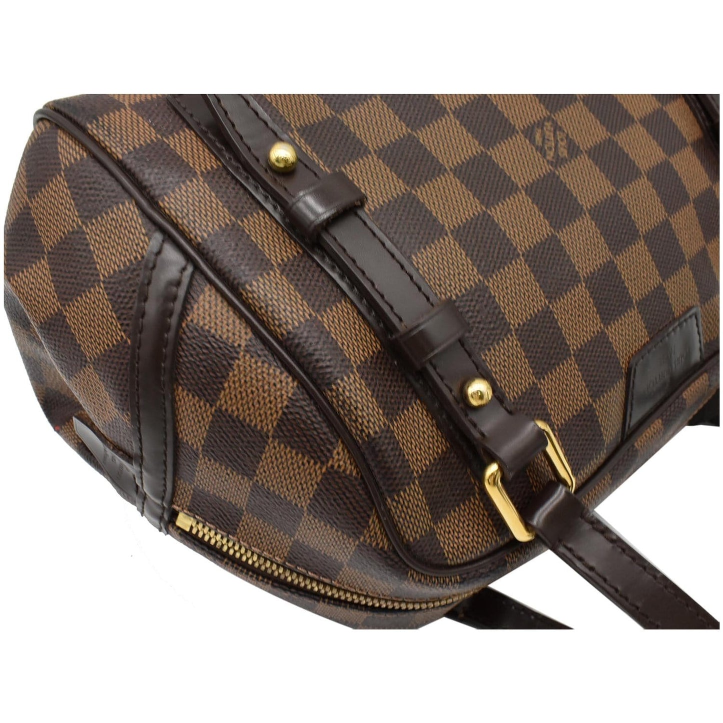 LOUIS VUITTON Rivington PM Damier Ebene Shoulder Bag Brown - Hot Deals