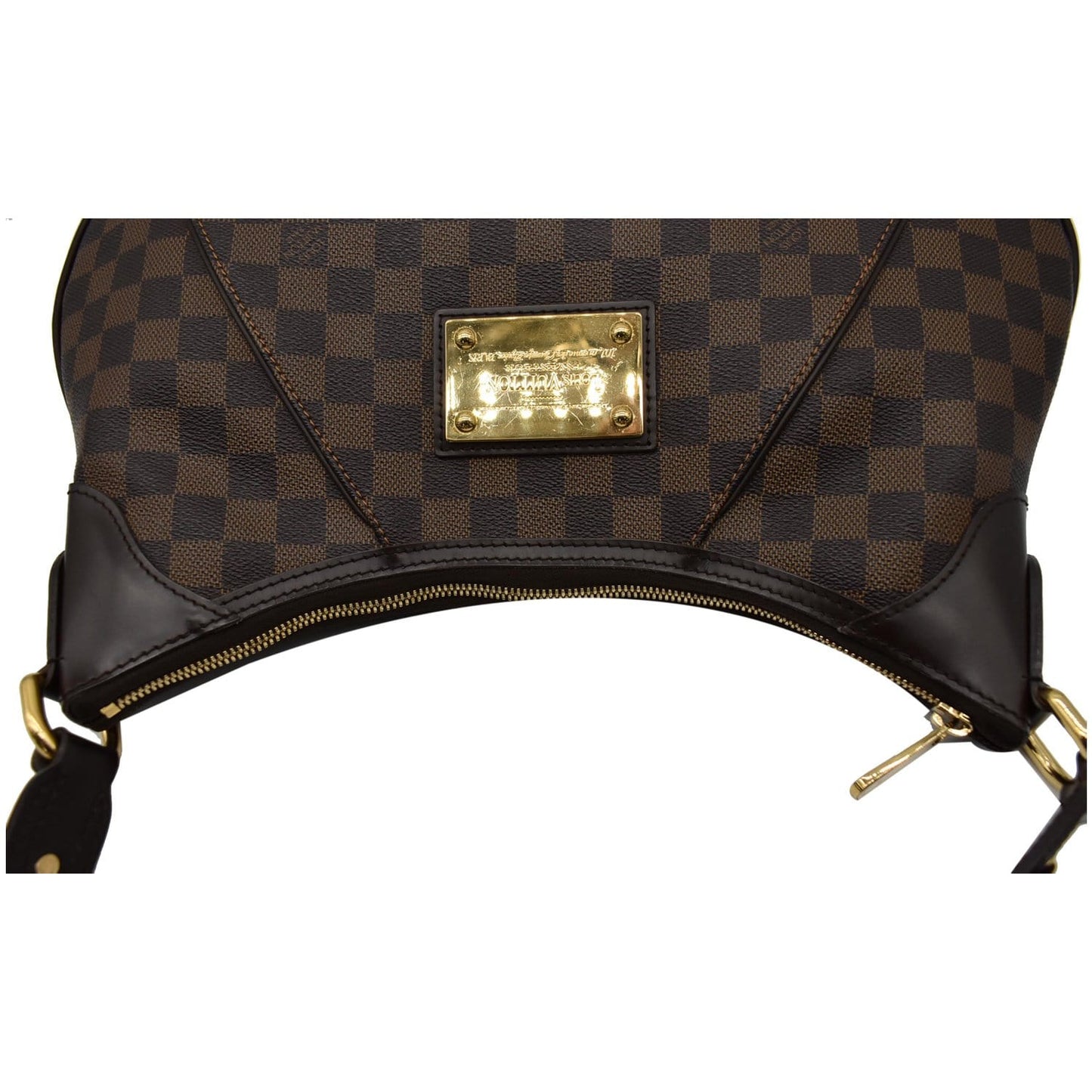 LOUIS VUITTON Thames GM Damier Ebene Shoulder Bag Brown