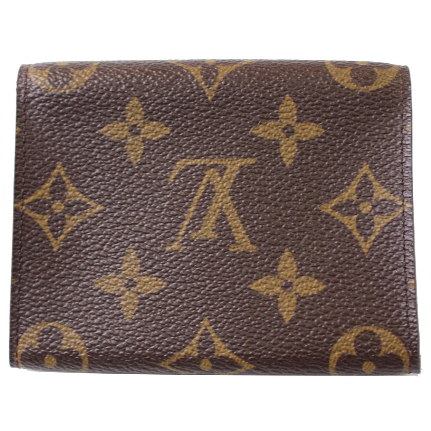 LOUIS VUITTON Monogram Canvas Business Card Holder Brown