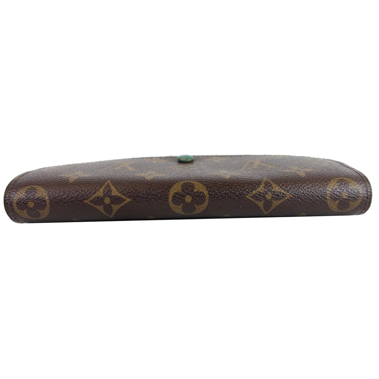 LOUIS VUITTON Emilie Monogram Canvas Wallet Brown