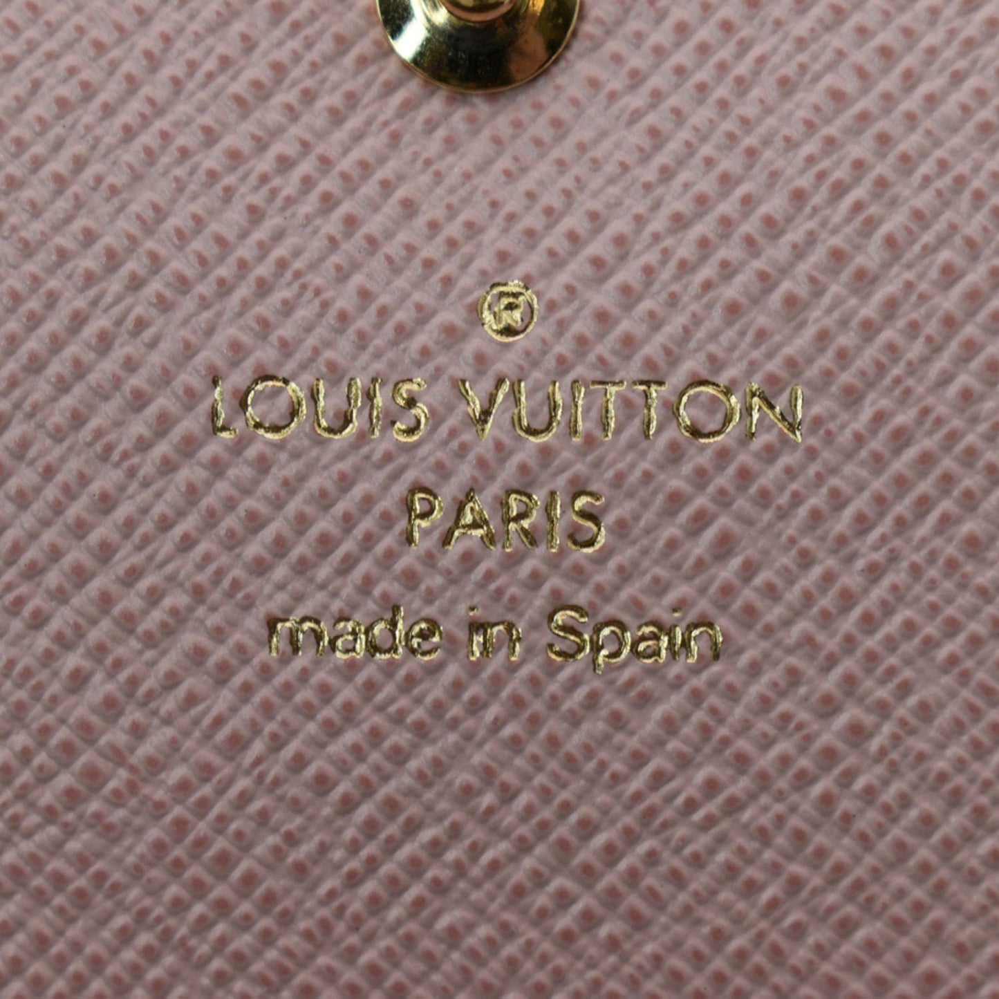 LOUIS VUITTON Caissa Damier Ebene Wallet Rose Ballerine - Hot Deals