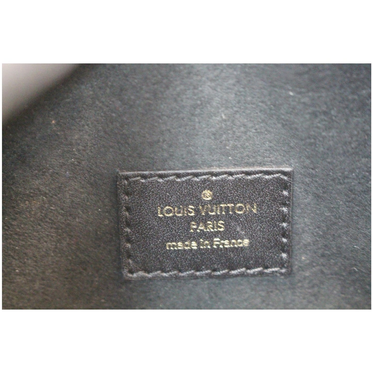 LOUIS VUITTON City Malle MM Reverse Monogram Shoulder Bag Black/Brown