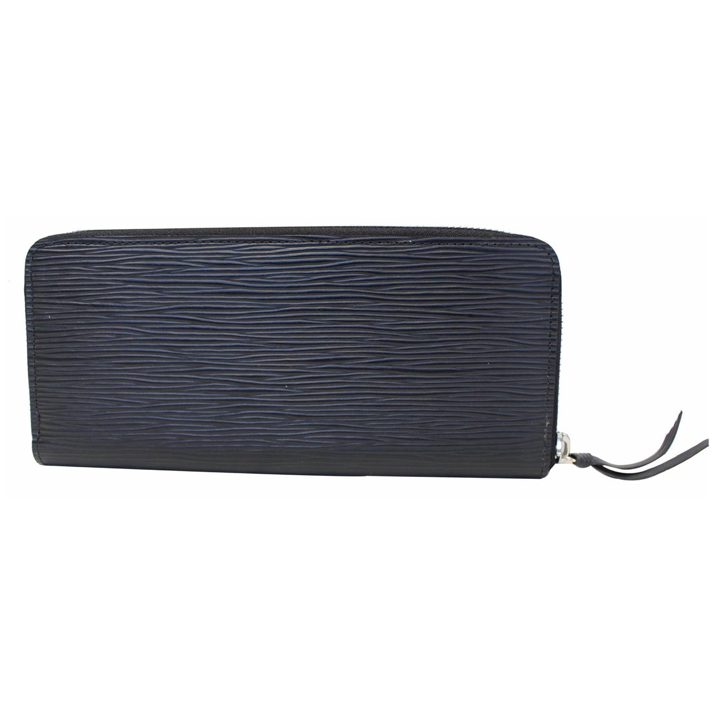 LOUIS VUITTON Clemence Epi Leather Wallet Black